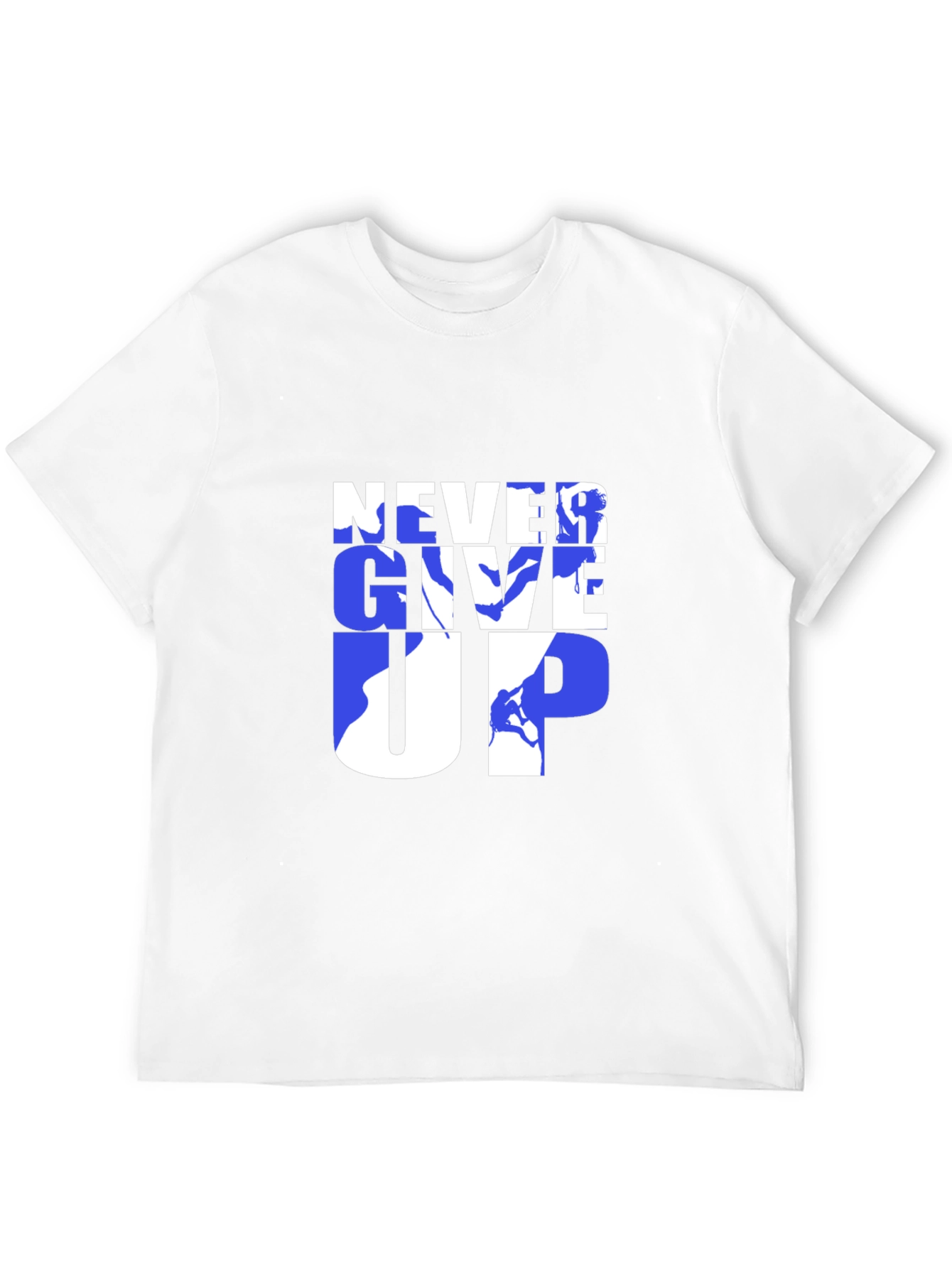 Never Give Up Graphic Tee - Motivational Design