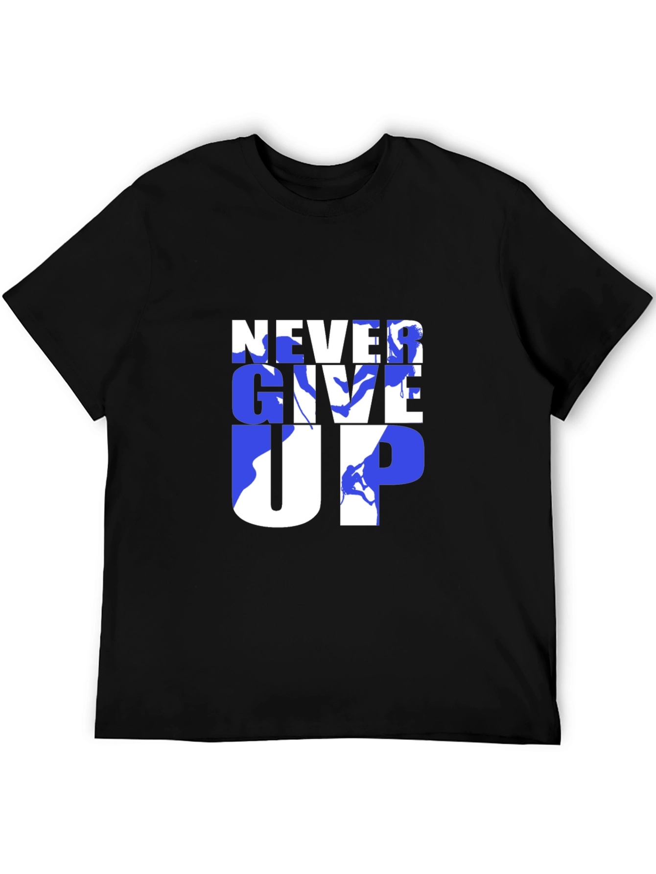 Never Give Up Graphic Tee - Motivational Design
