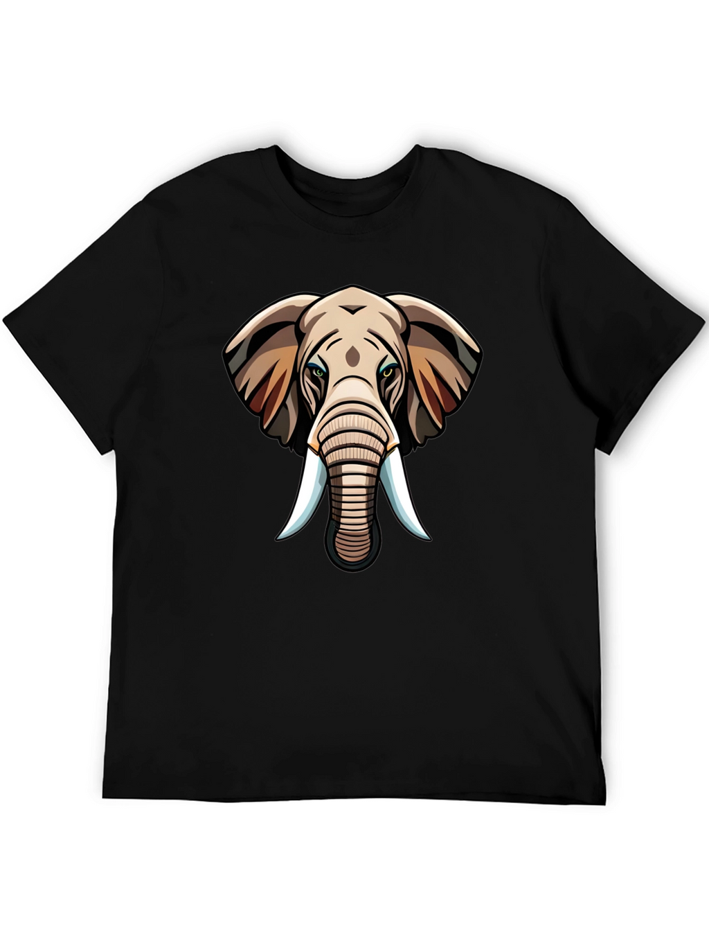 Elephant Graphic Tee - Black