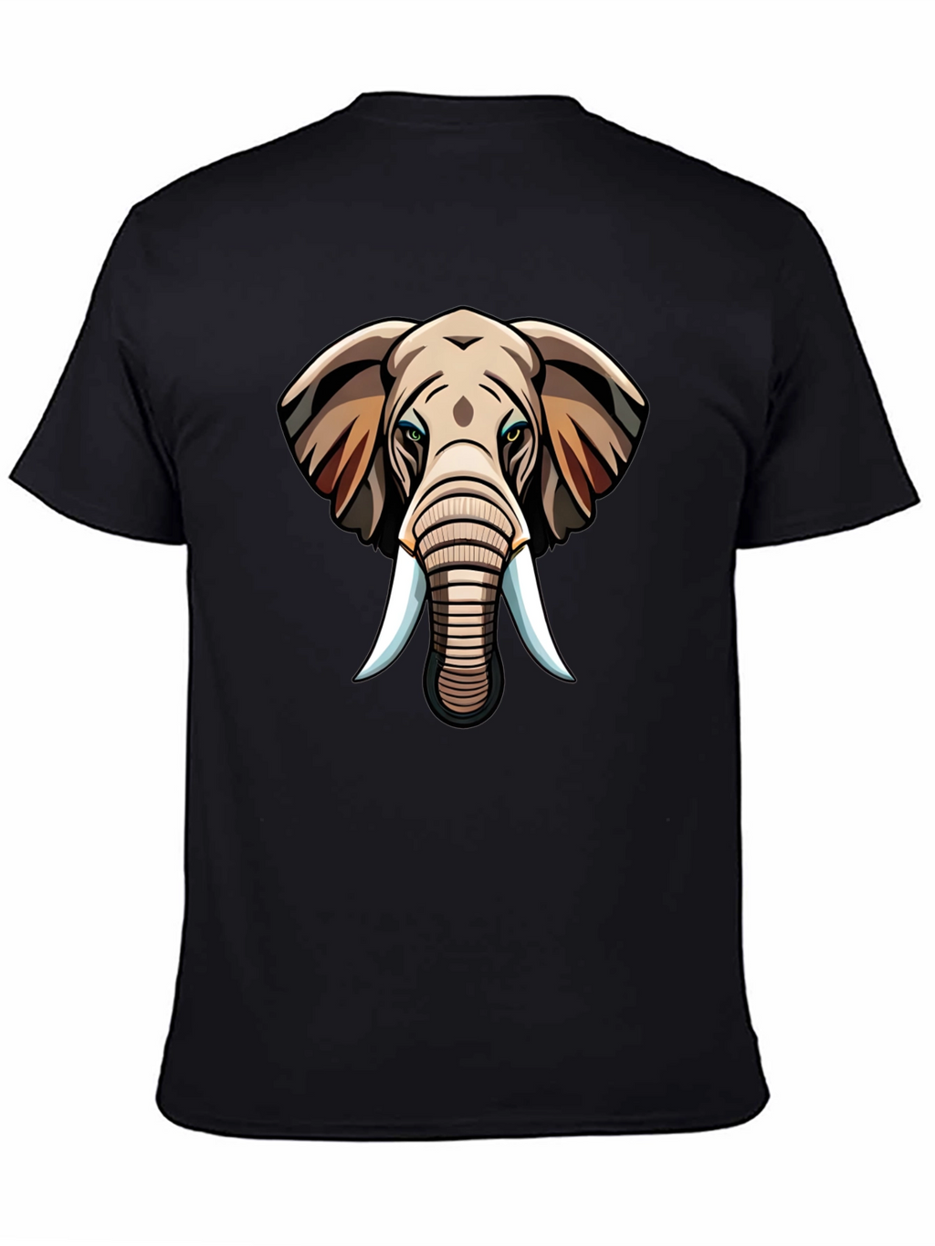 Elephant Graphic Tee - Black