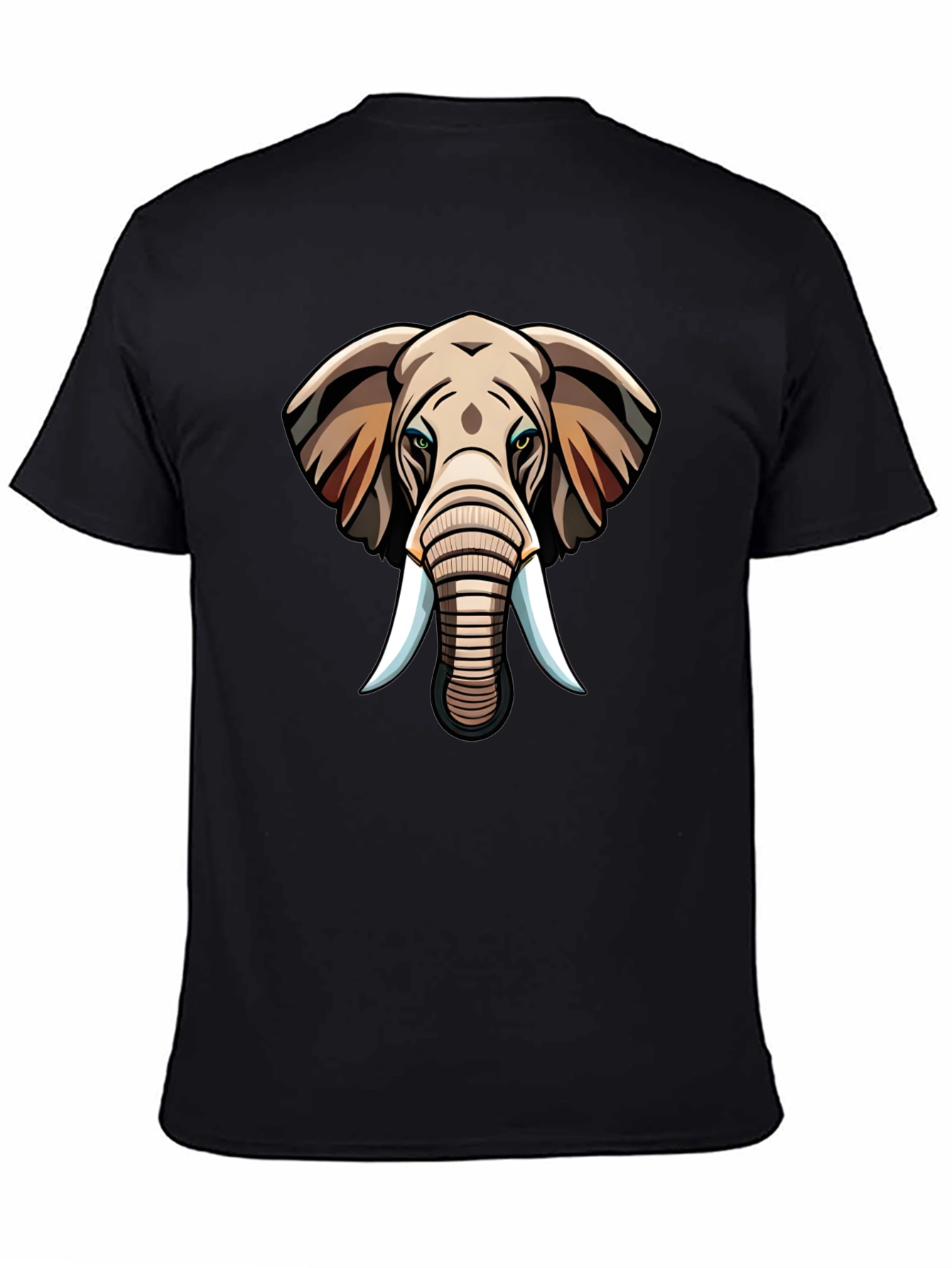 Elephant Graphic Tee - Black
