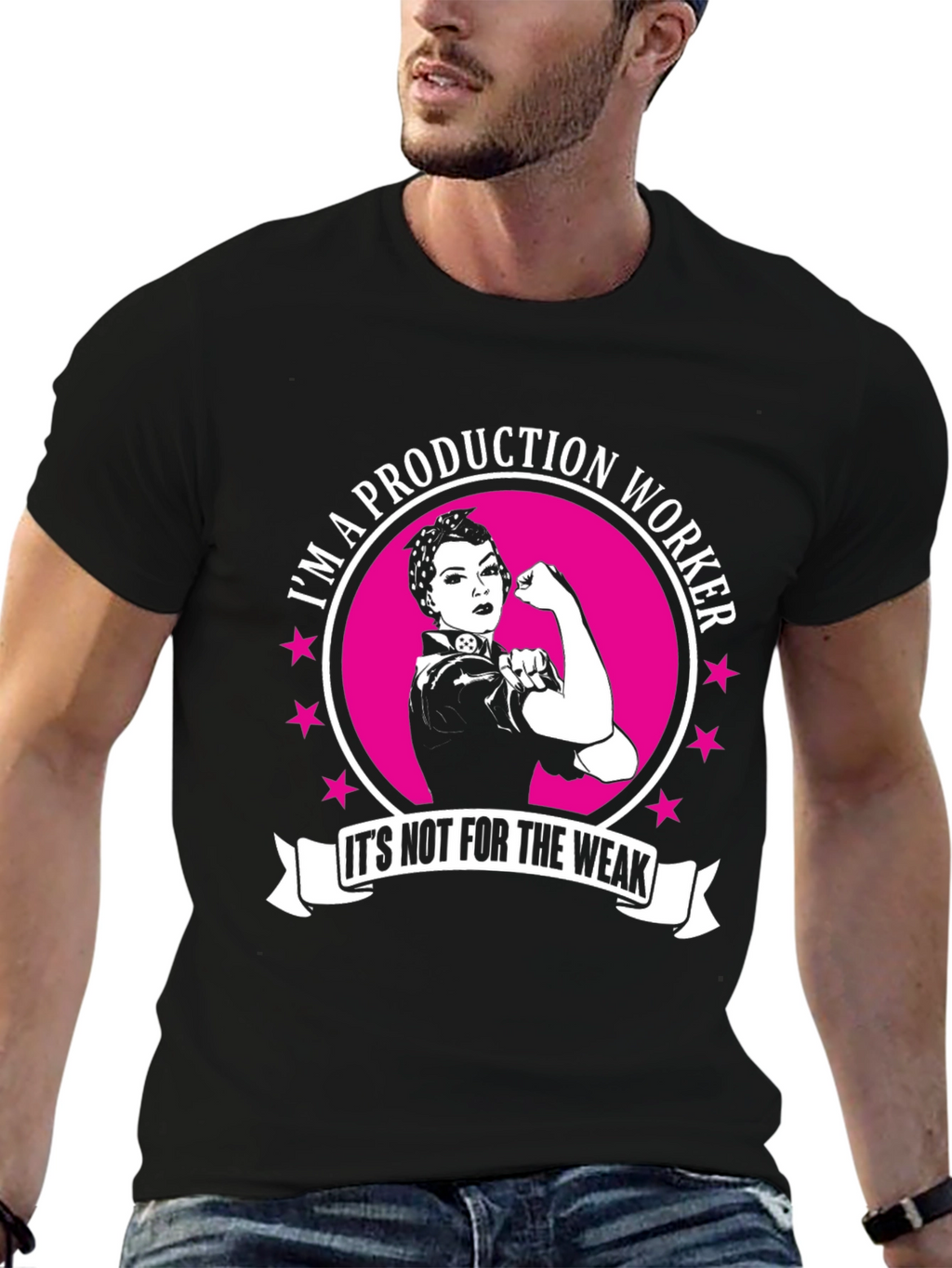 Production Worker Rosie the Riveter T-Shirt