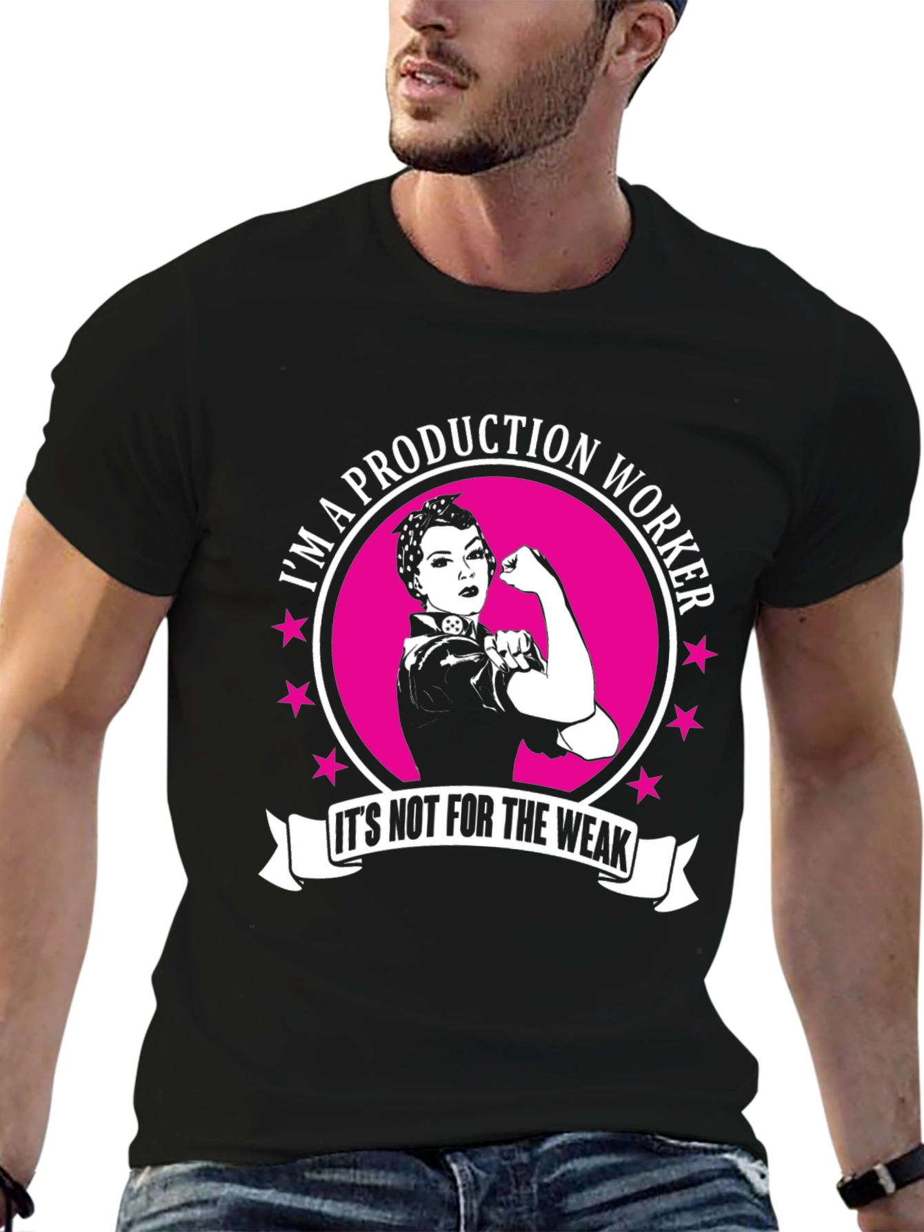 Production Worker Rosie the Riveter T-Shirt
