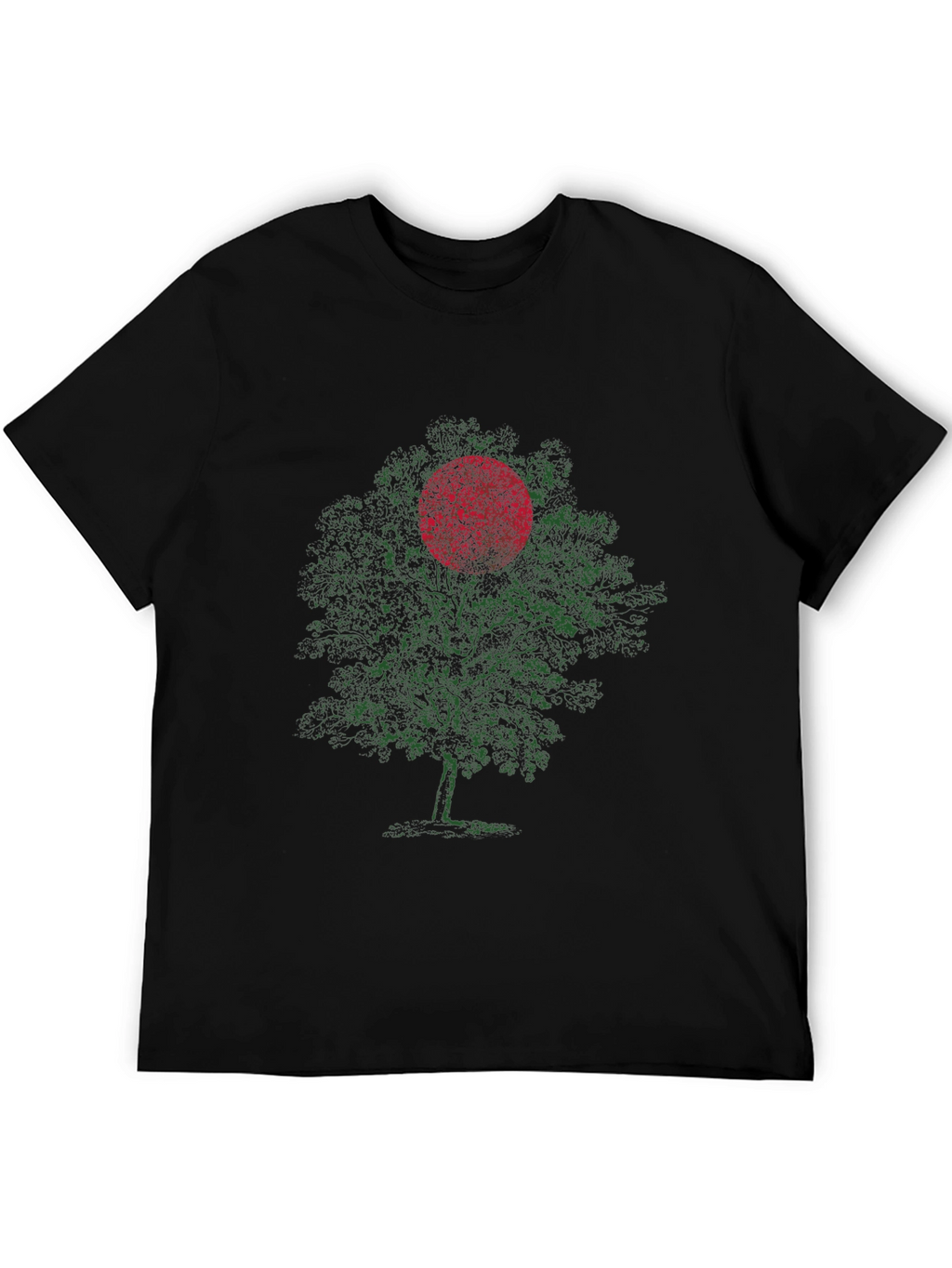 Bangladesh Flag Tree Graphic Tee