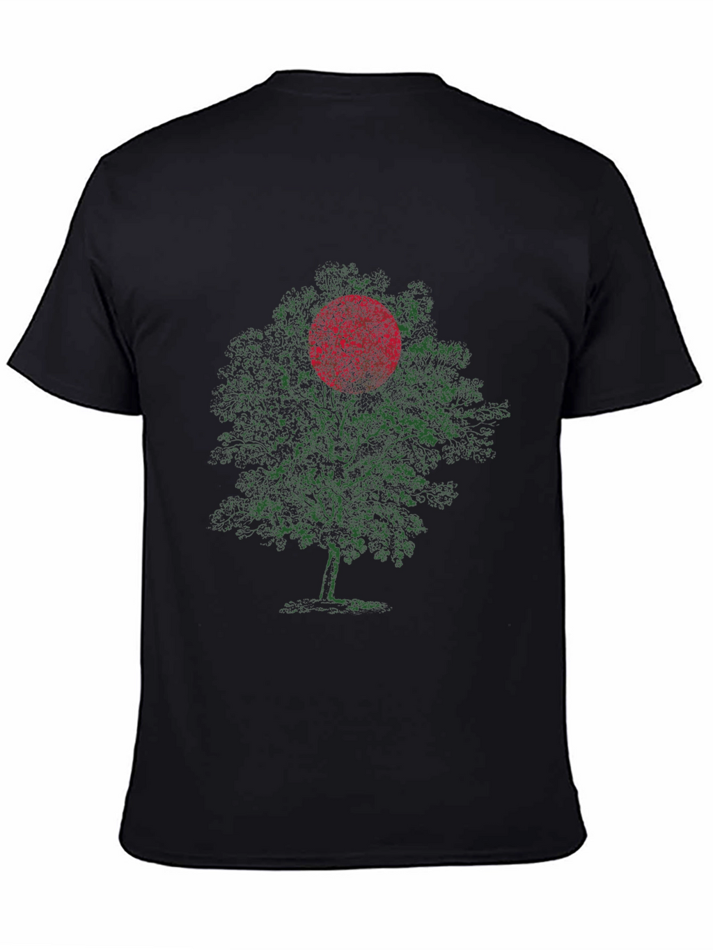 Bangladesh Flag Tree Graphic Tee