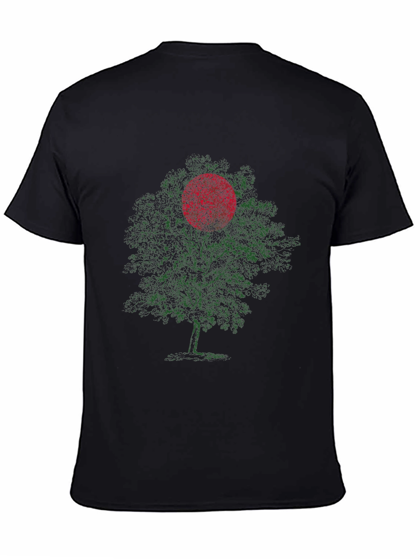 Bangladesh Flag Tree Graphic Tee