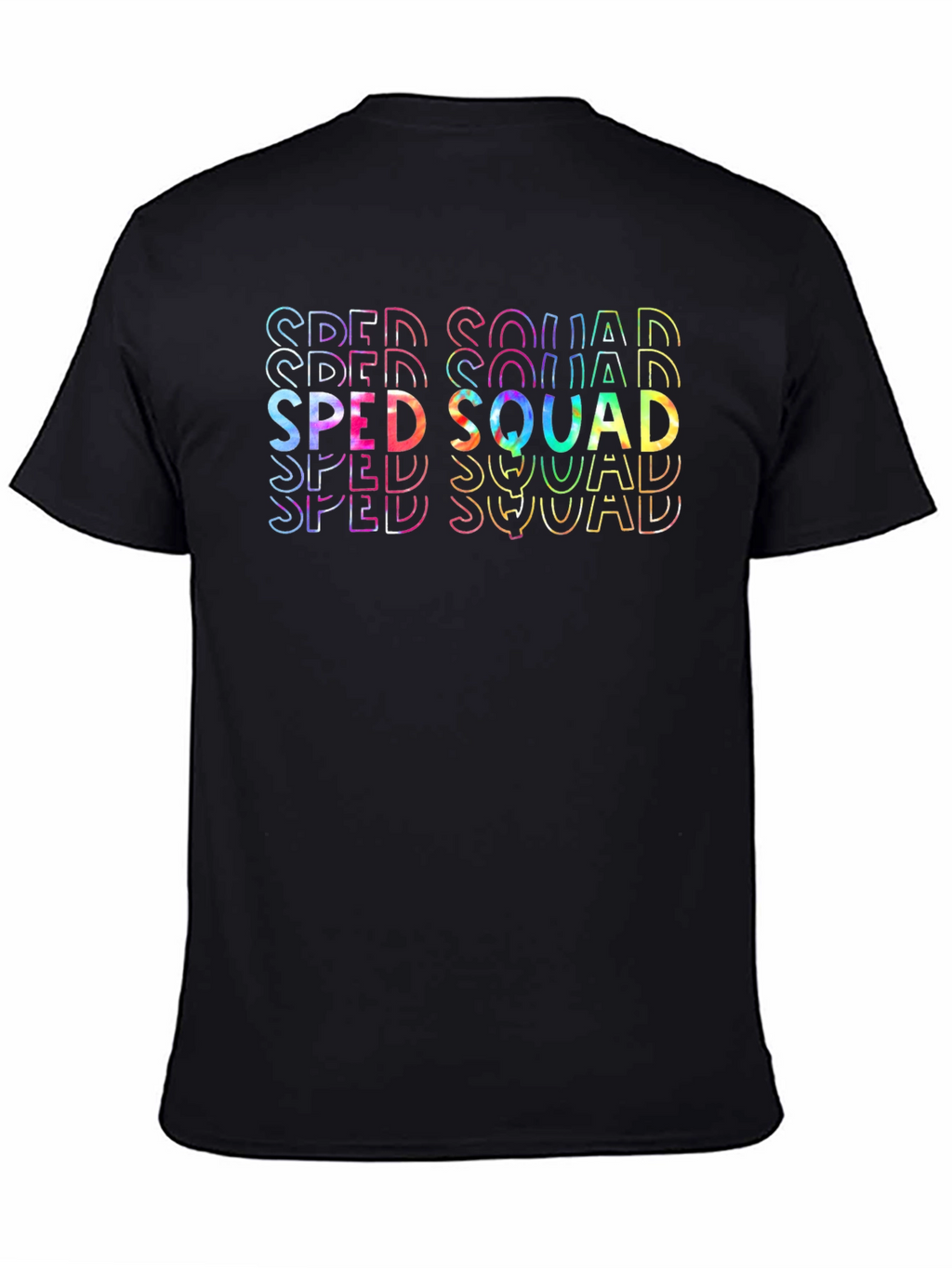 SPED Squad Tie Dye Graphic T-Shirt