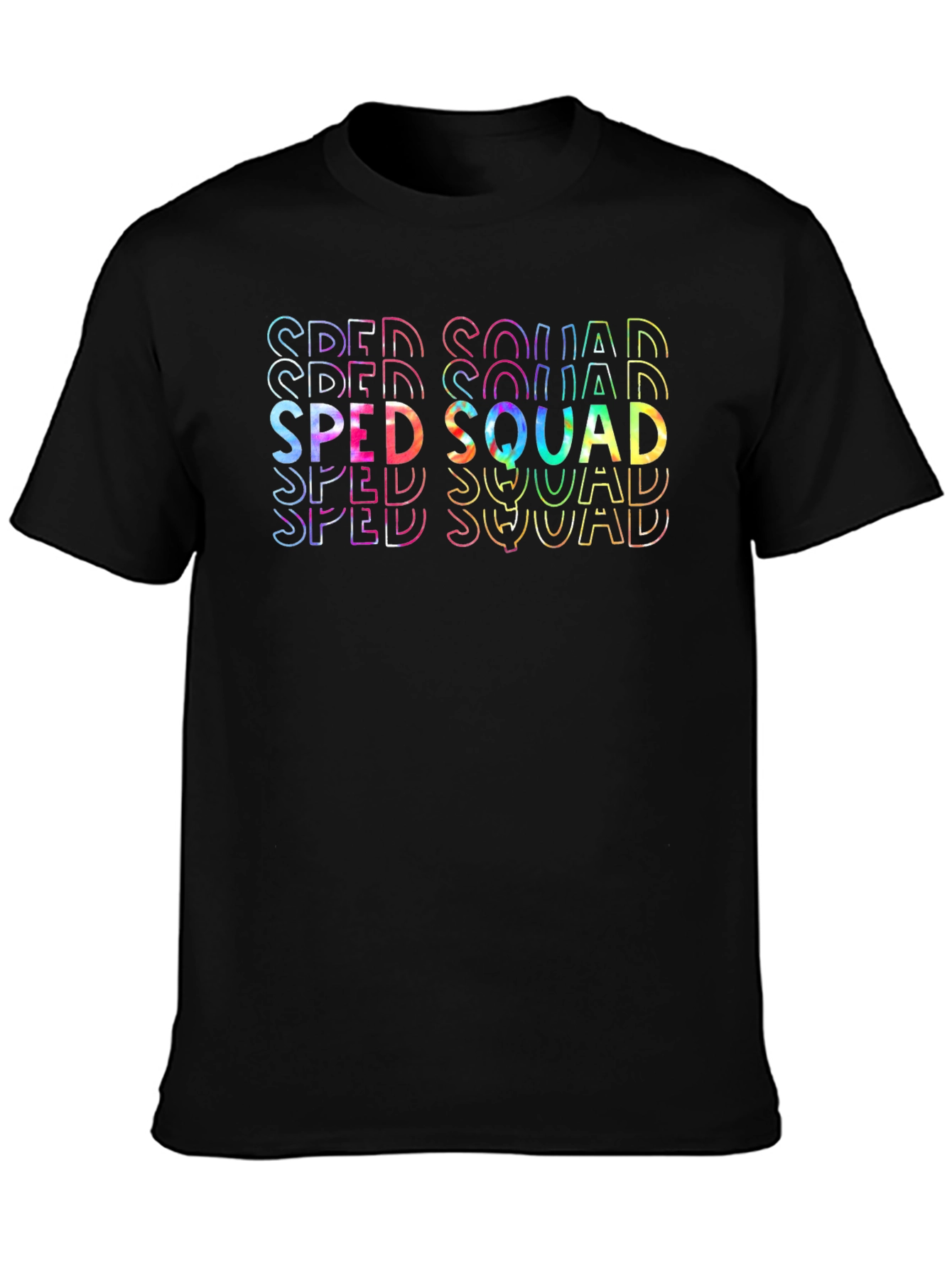 SPED Squad Tie Dye Graphic T-Shirt