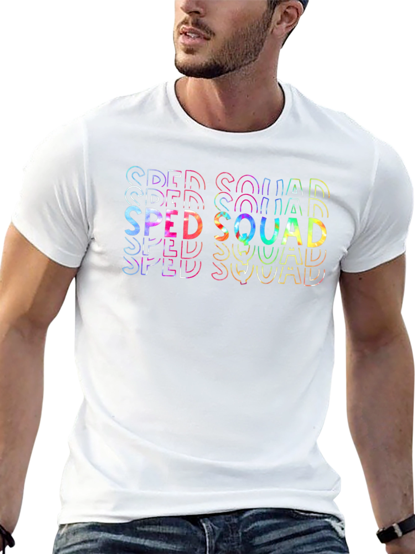 SPED Squad Tie Dye Graphic T-Shirt