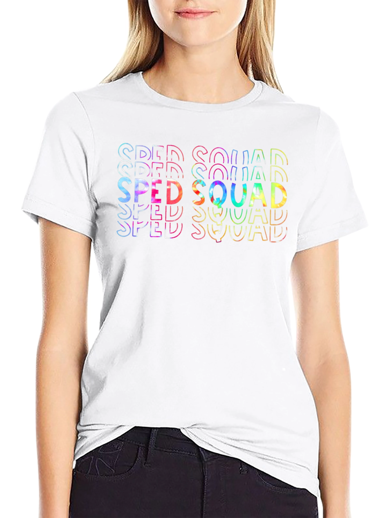 SPED Squad Tie Dye Graphic T-Shirt