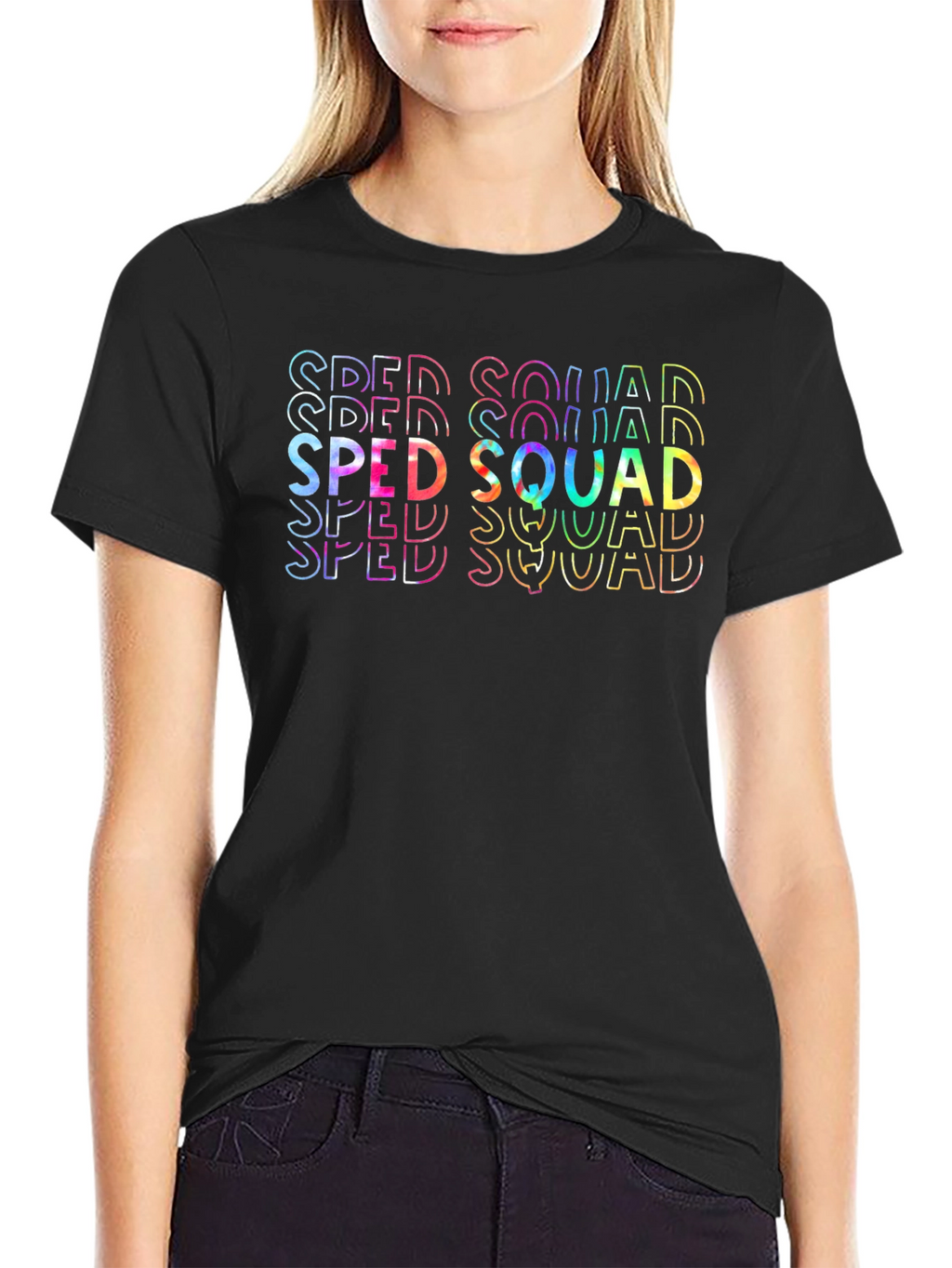 SPED Squad Tie Dye Graphic T-Shirt