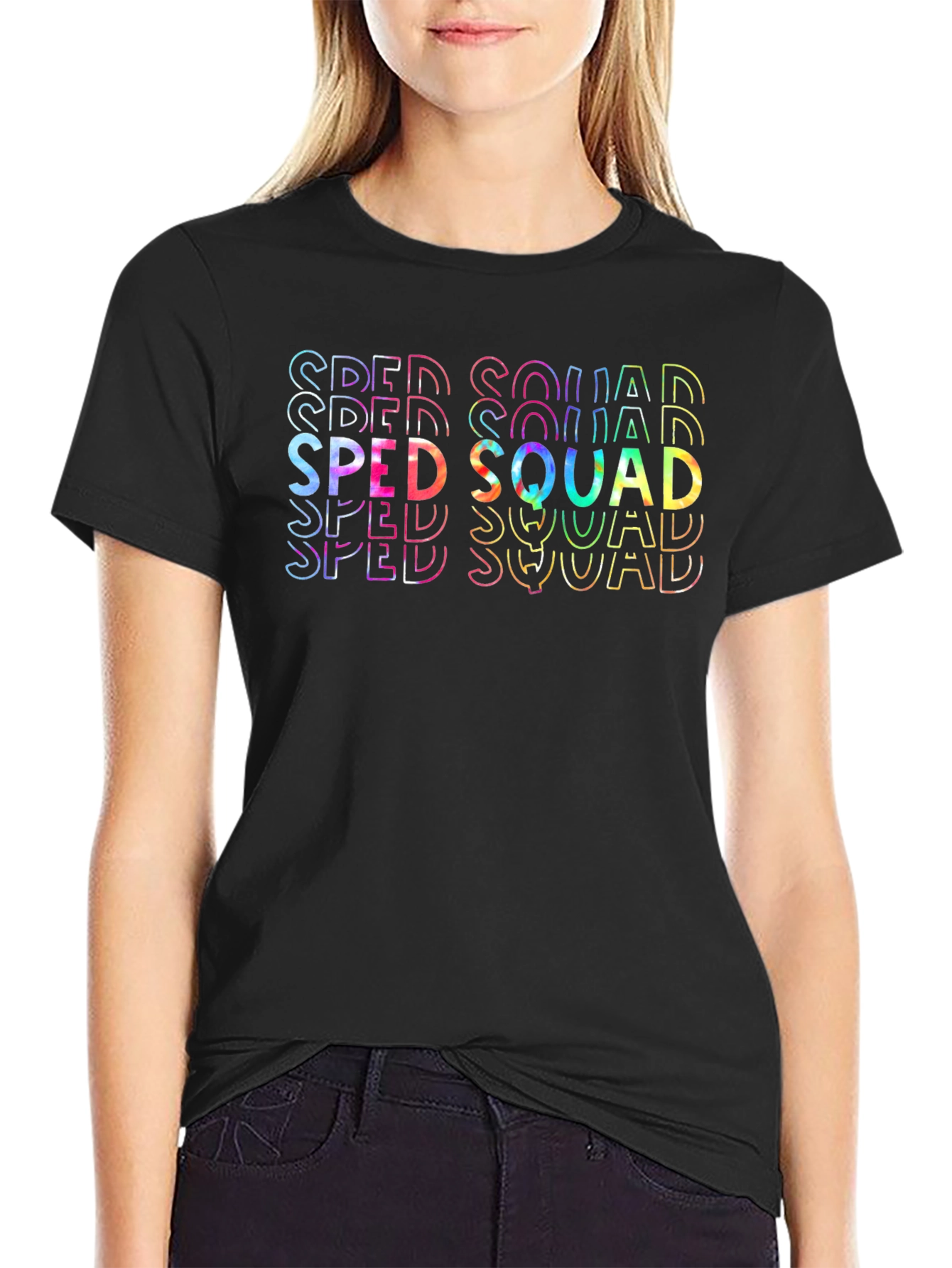 SPED Squad Tie Dye Graphic T-Shirt