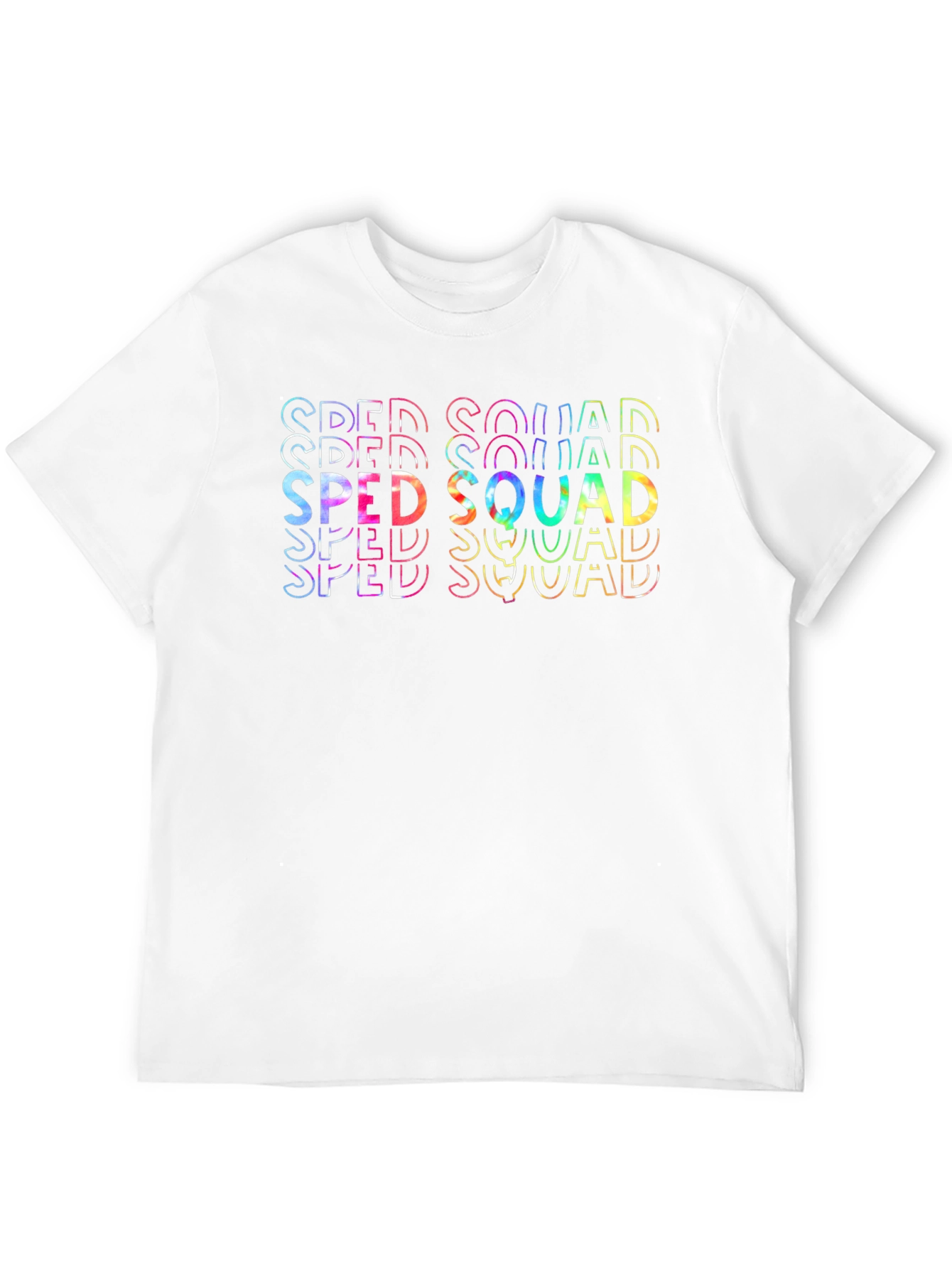 SPED Squad Tie Dye Graphic T-Shirt