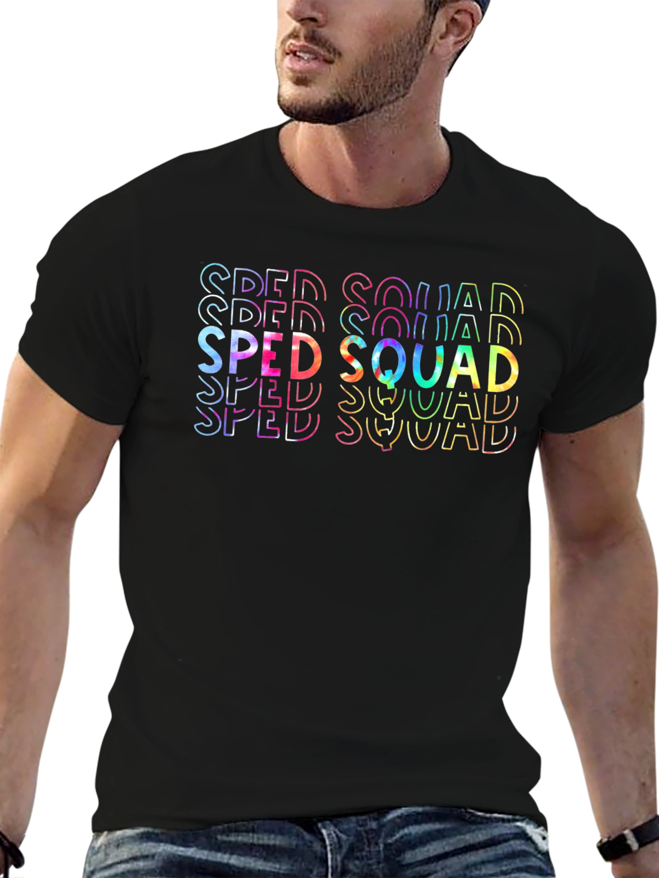 SPED Squad Tie Dye Graphic T-Shirt