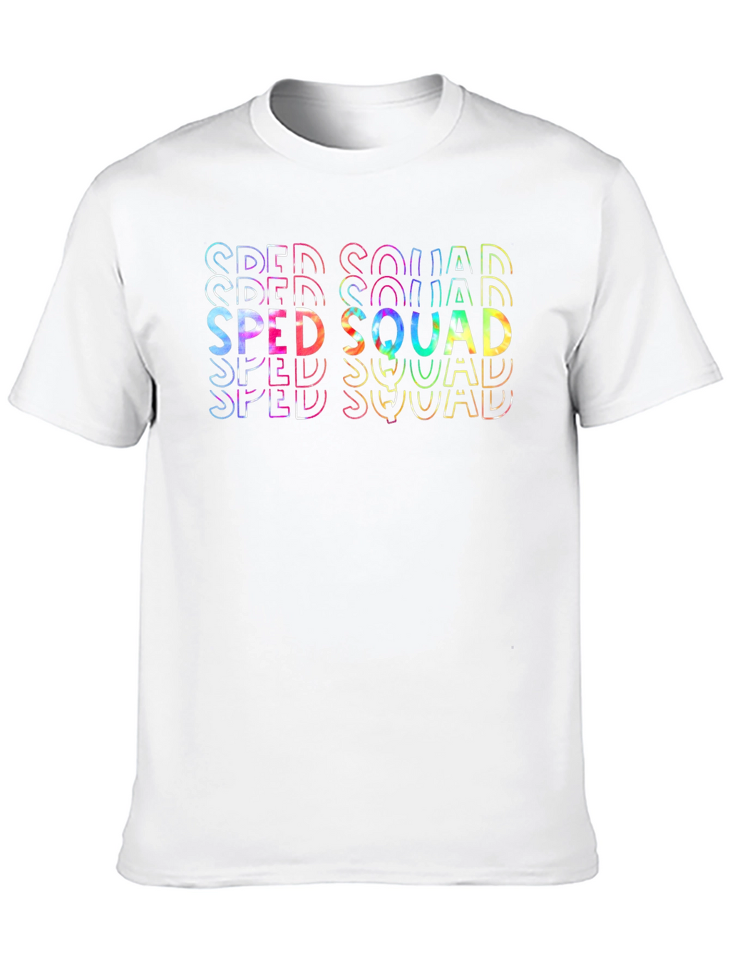 SPED Squad Tie Dye Graphic T-Shirt