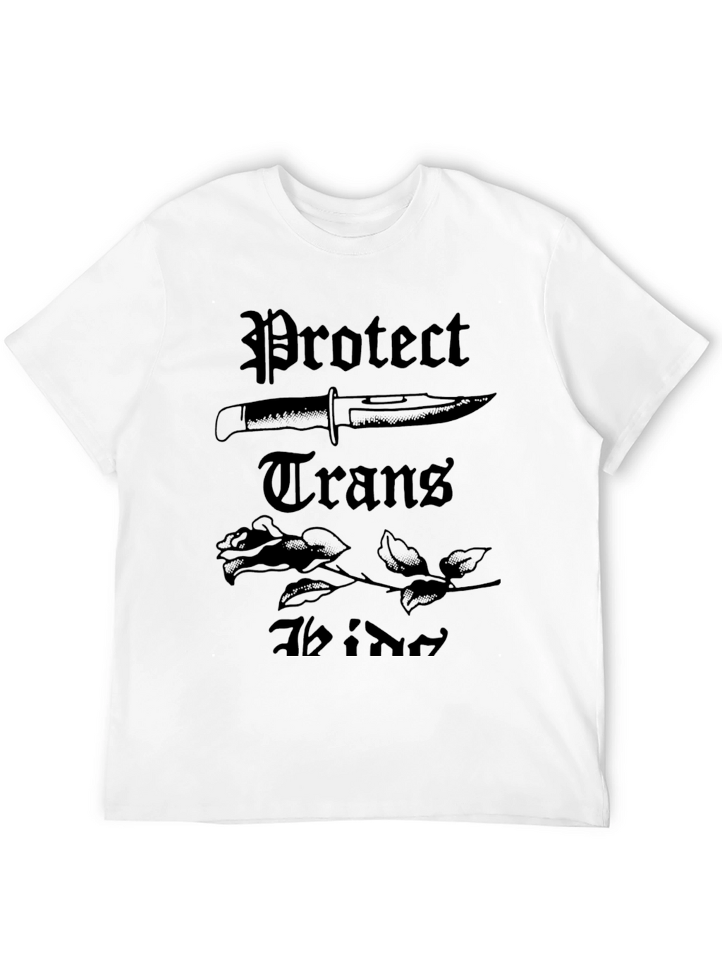 Protect Trans Kids Black Graphic Tee