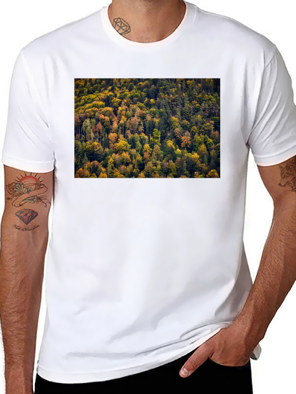 Autumn Forest T-Shirt - Nature Inspired Tee