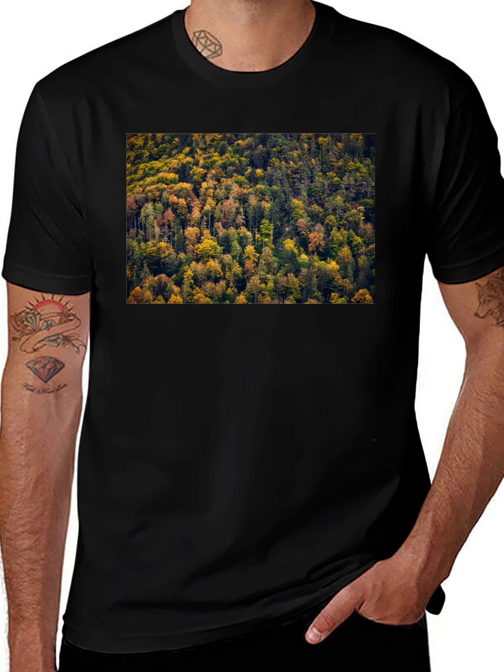 Autumn Forest T-Shirt - Nature Inspired Tee