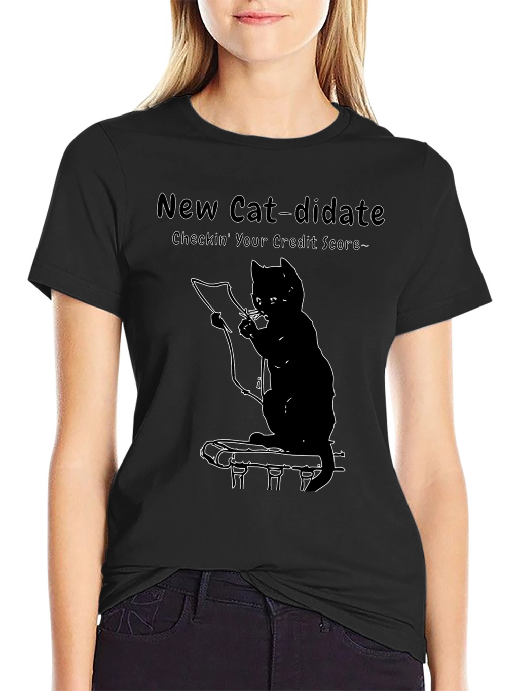 New Cat-didate Credit Score T-Shirt