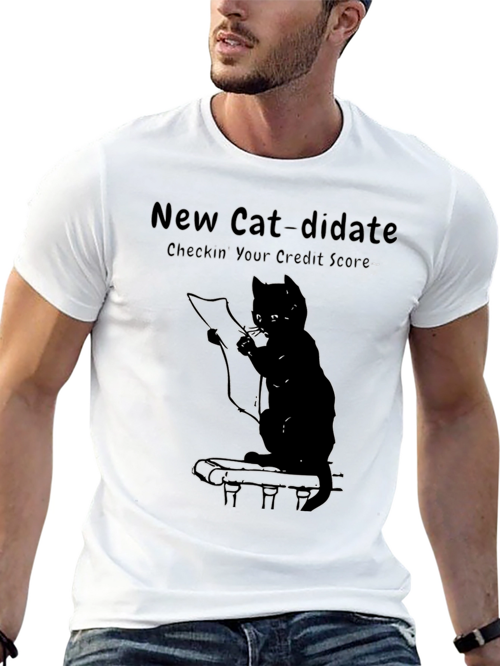 New Cat-didate Credit Score T-Shirt