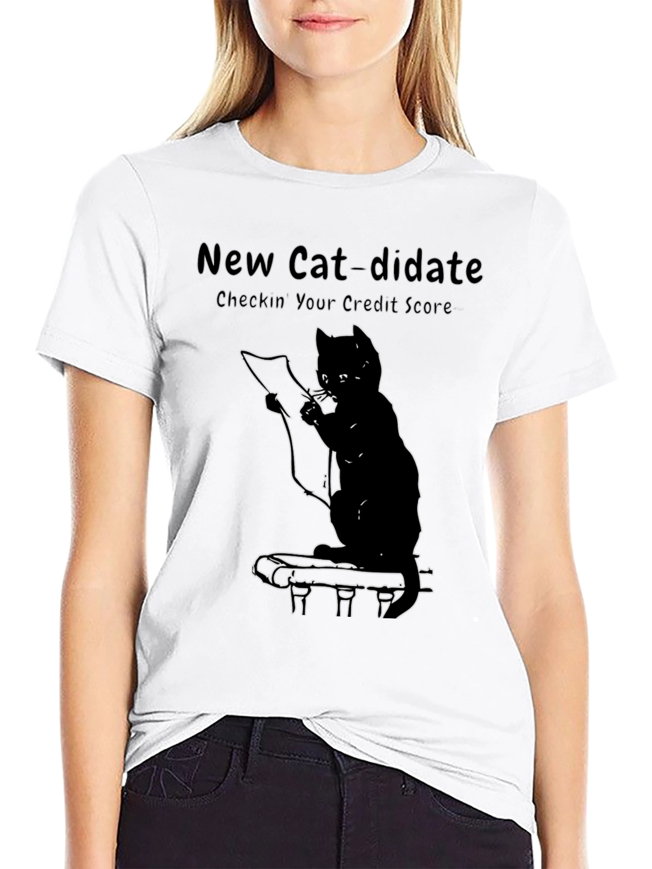 New Cat-didate Credit Score T-Shirt