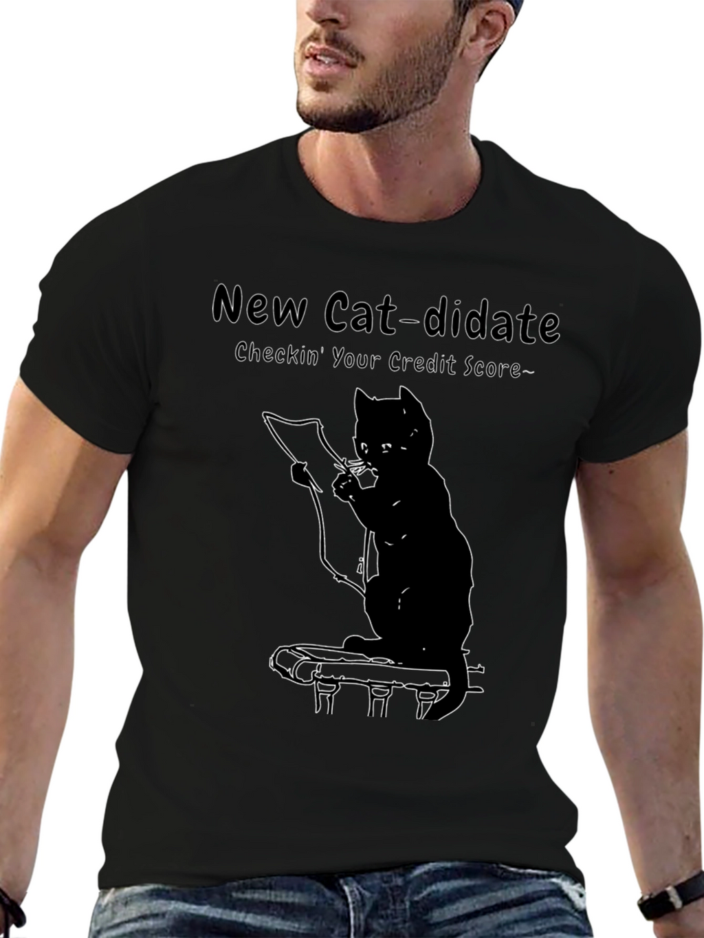 New Cat-didate Credit Score T-Shirt