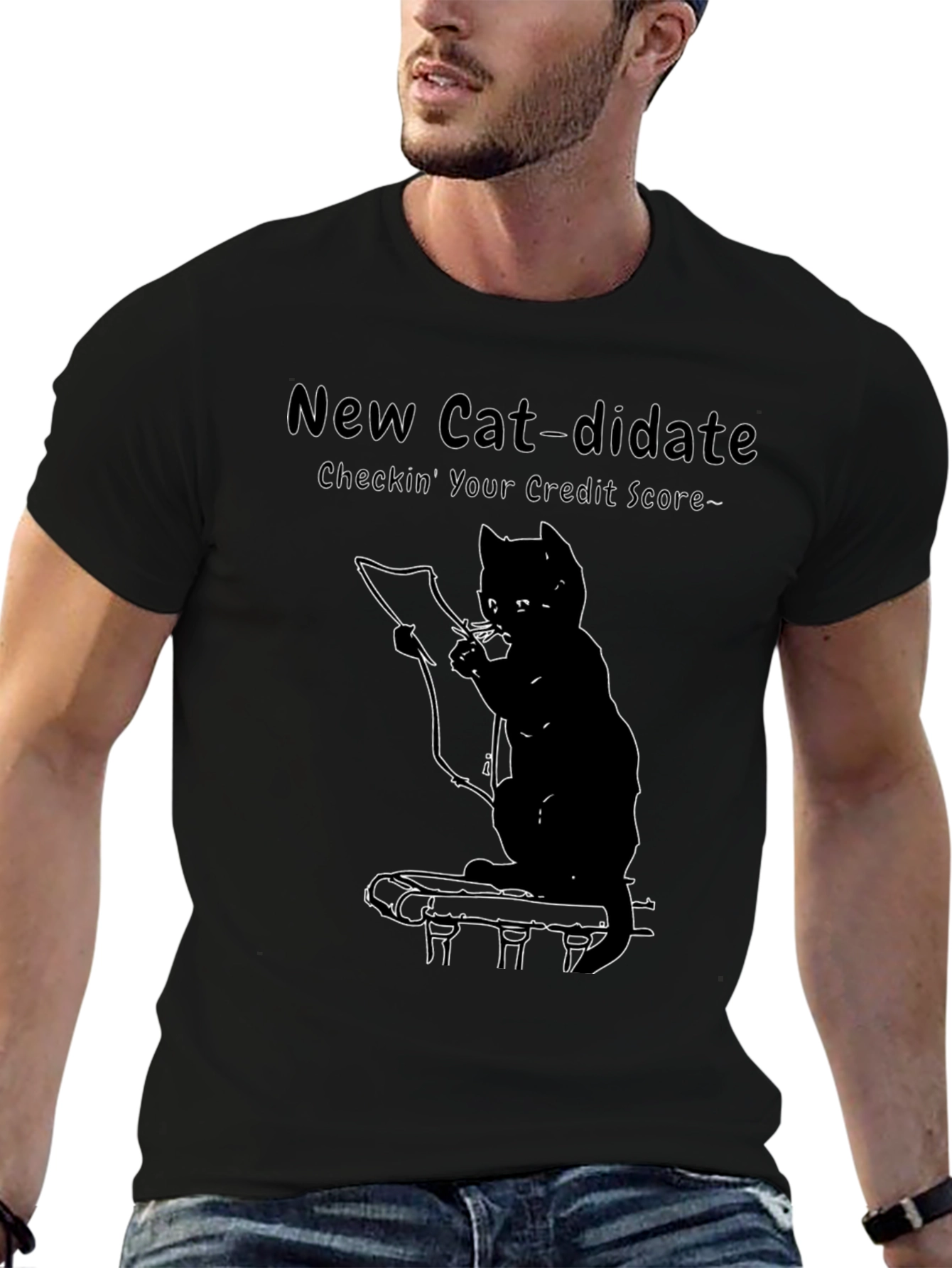 New Cat-didate Credit Score T-Shirt