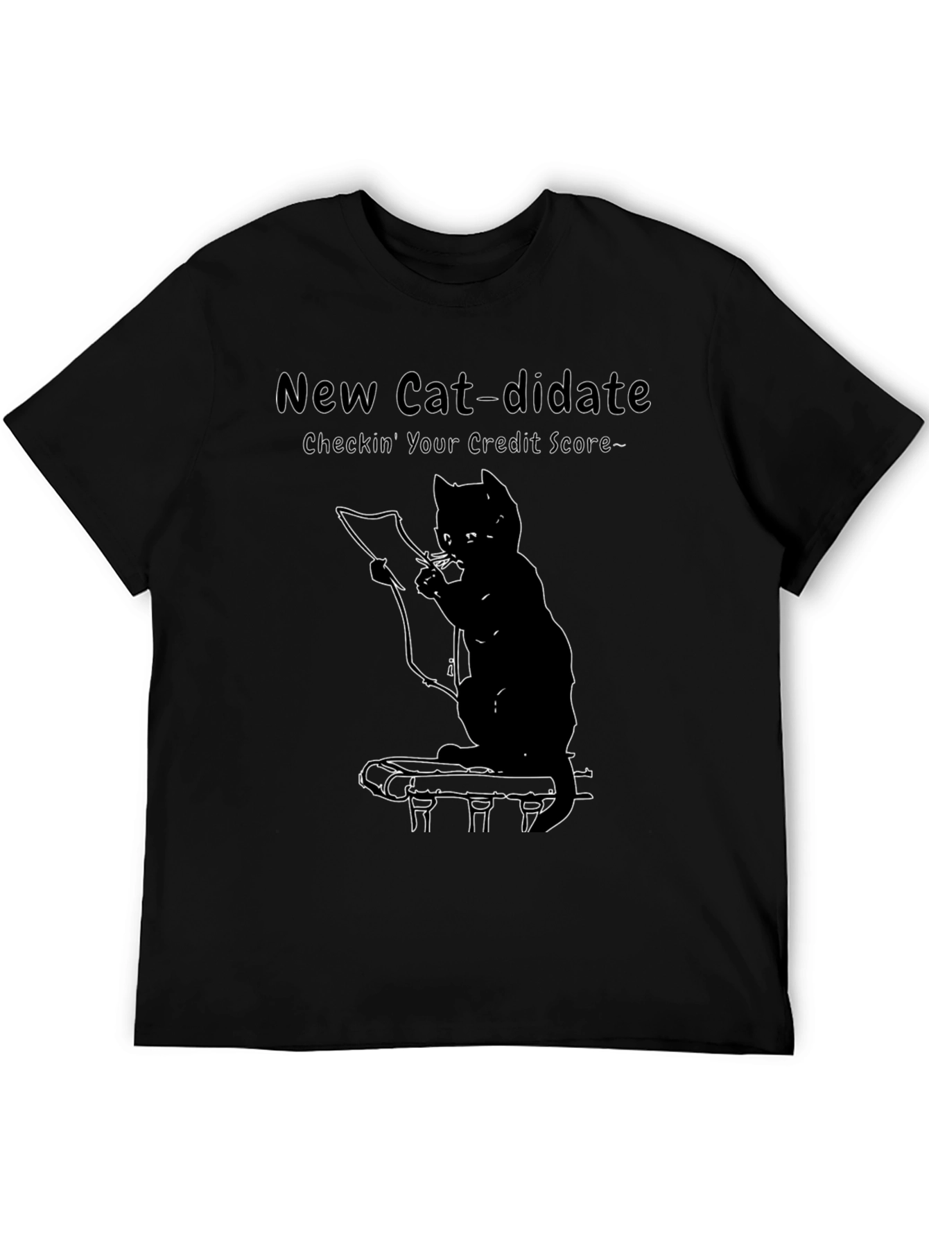 New Cat-didate Credit Score T-Shirt