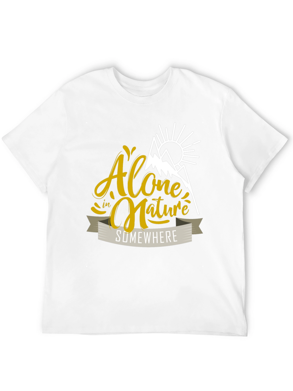 Alone in Nature Graphic T-Shirt - Adventure Ready