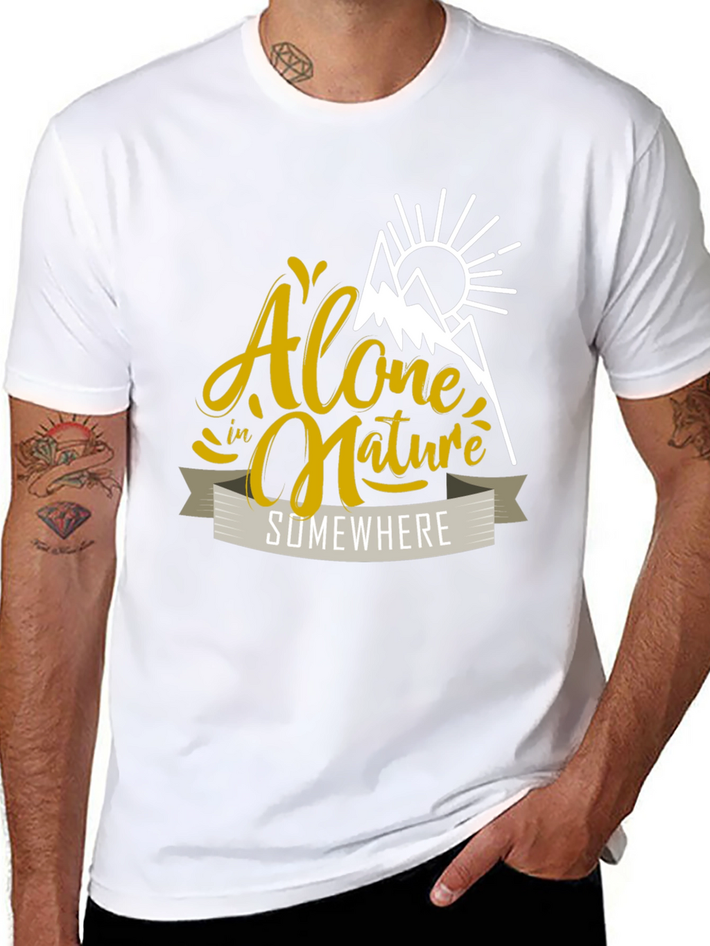 Alone in Nature Graphic T-Shirt - Adventure Ready