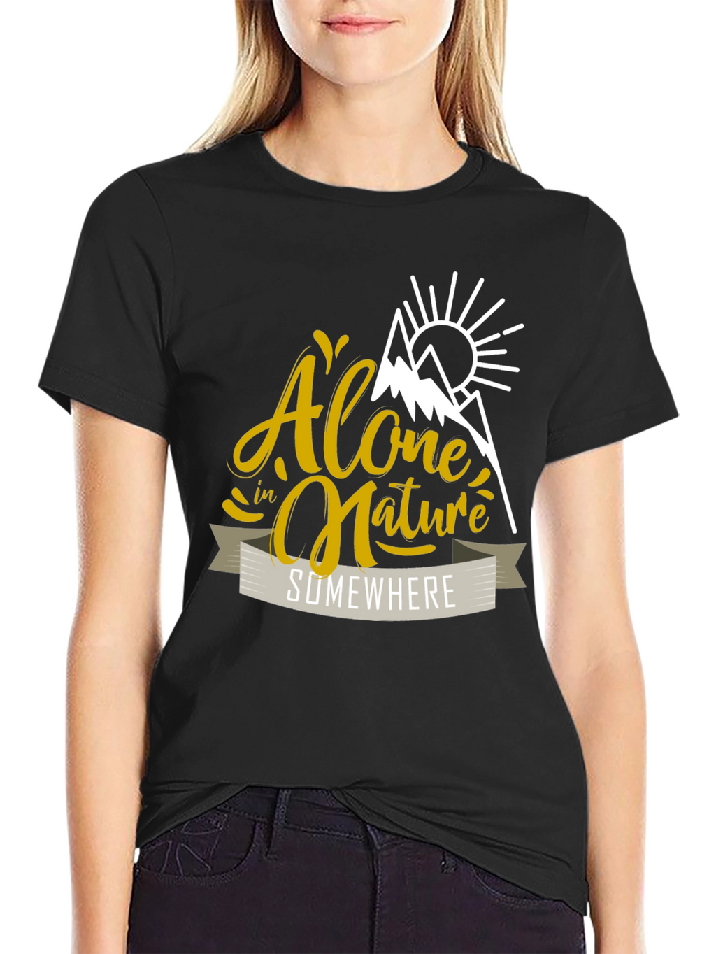 Alone in Nature Graphic T-Shirt - Adventure Ready