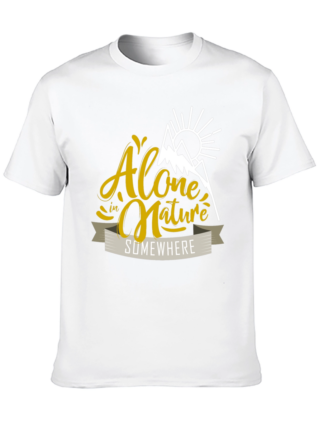 Alone in Nature Graphic T-Shirt - Adventure Ready