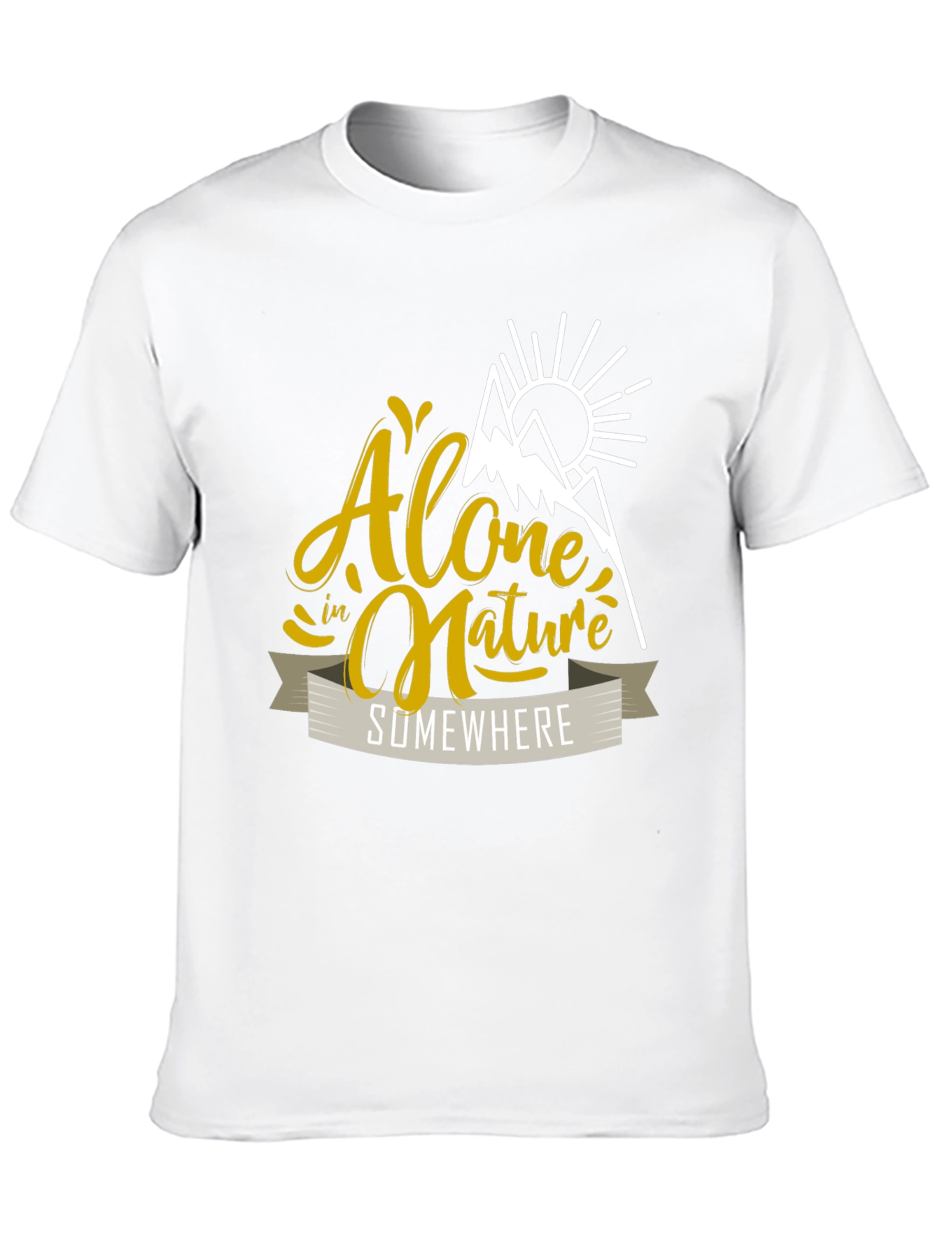 Alone in Nature Graphic T-Shirt - Adventure Ready