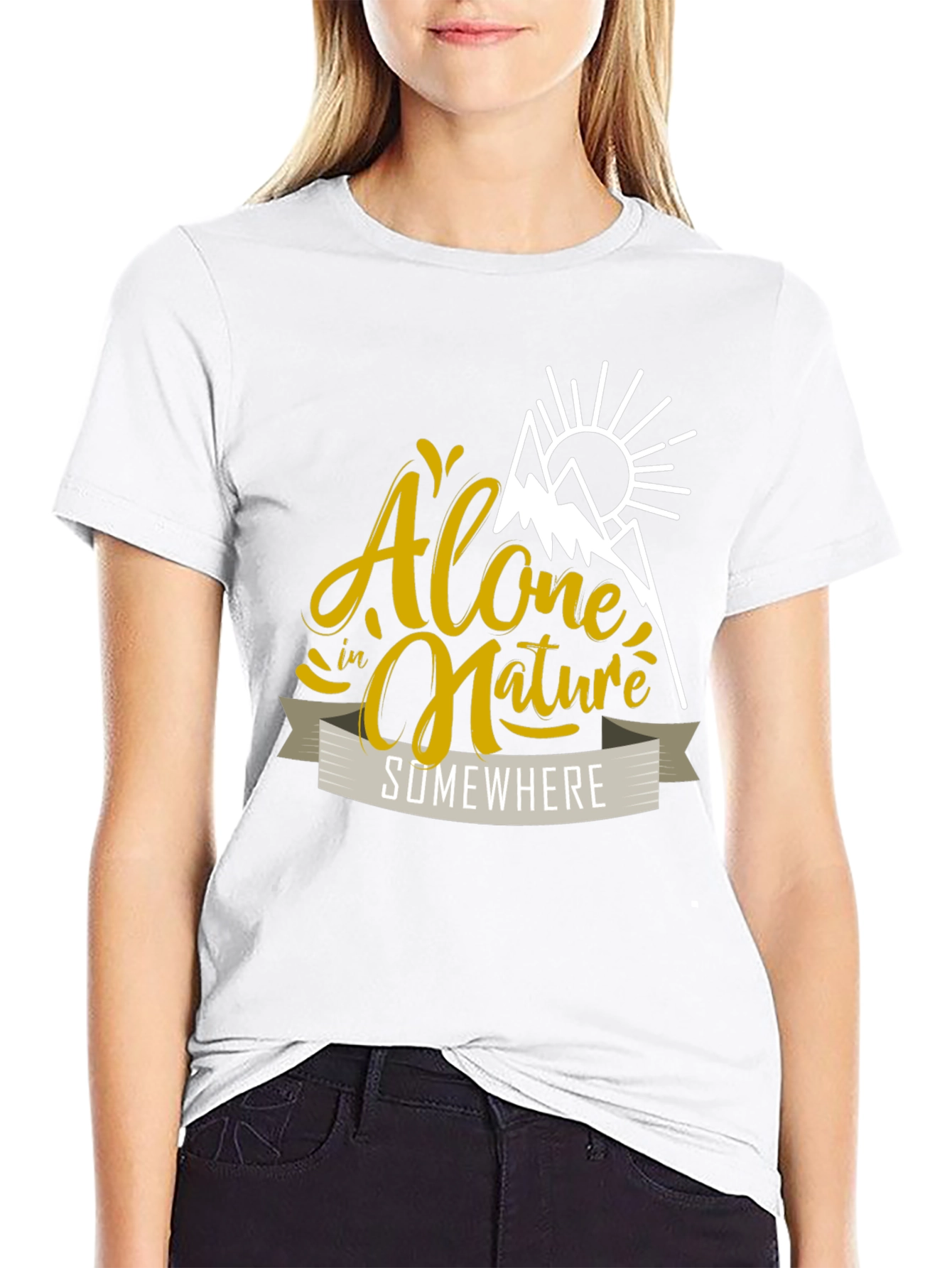 Alone in Nature Graphic T-Shirt - Adventure Ready