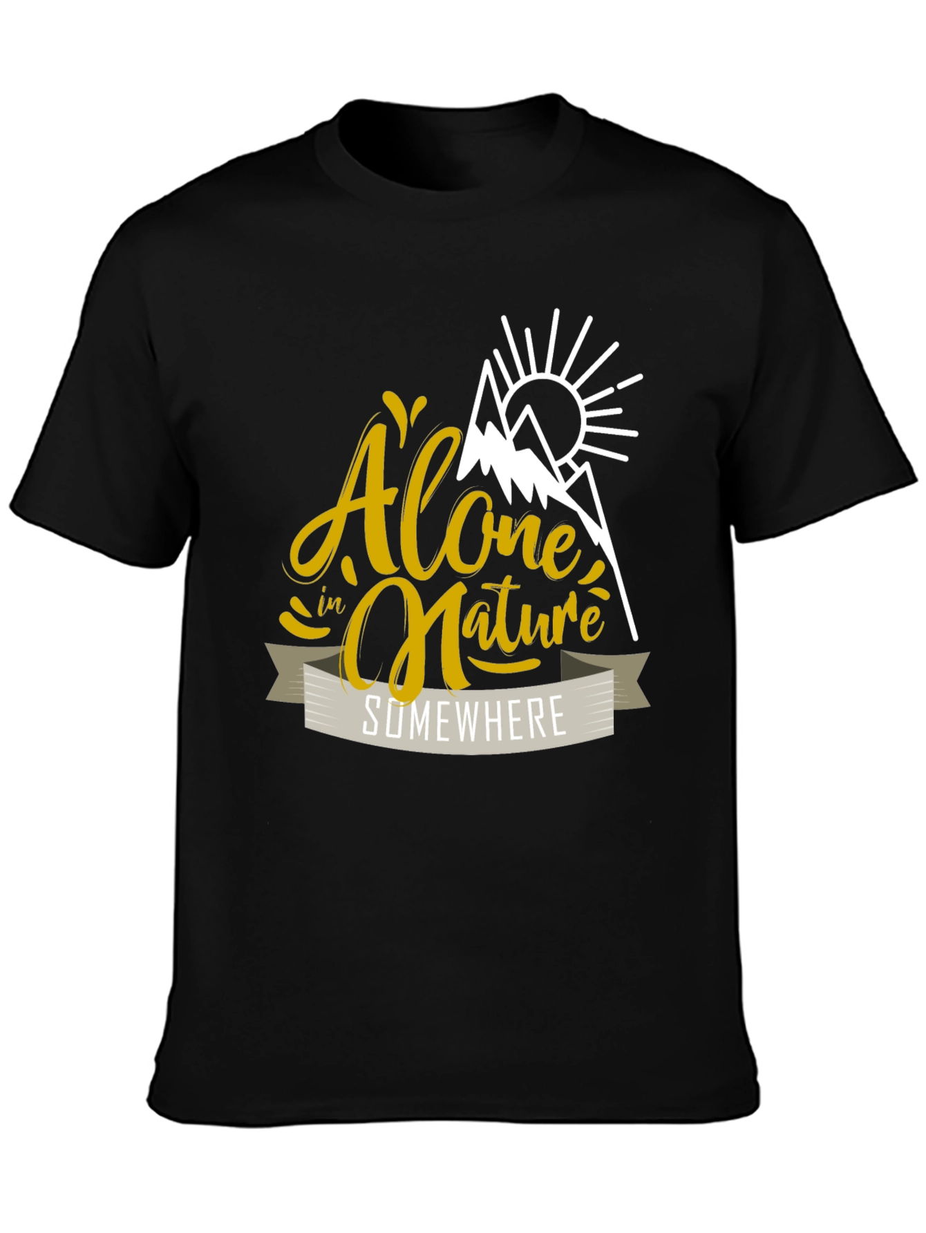 Alone in Nature Graphic T-Shirt - Adventure Ready