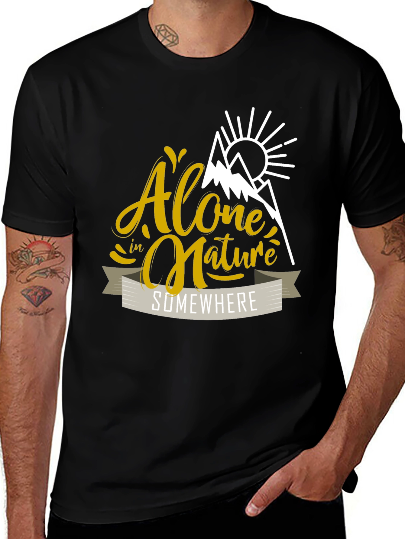 Alone in Nature Graphic T-Shirt - Adventure Ready
