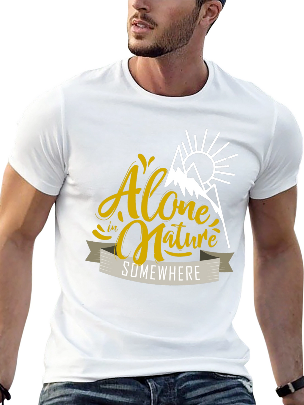 Alone in Nature Graphic T-Shirt - Adventure Ready