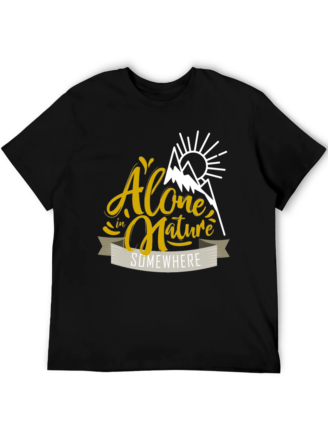 Alone in Nature Graphic T-Shirt - Adventure Ready