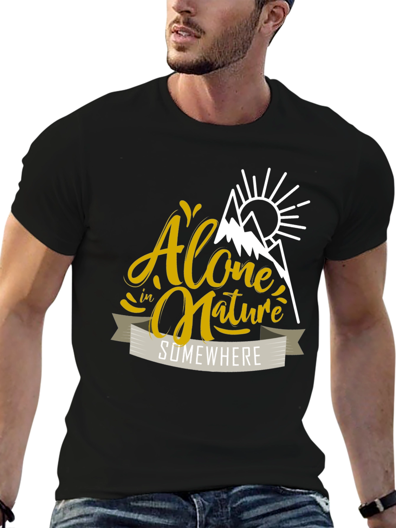 Alone in Nature Graphic T-Shirt - Adventure Ready