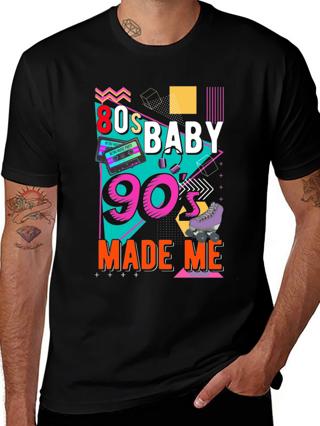 Retro 80s/90s Baby Graphic Tee