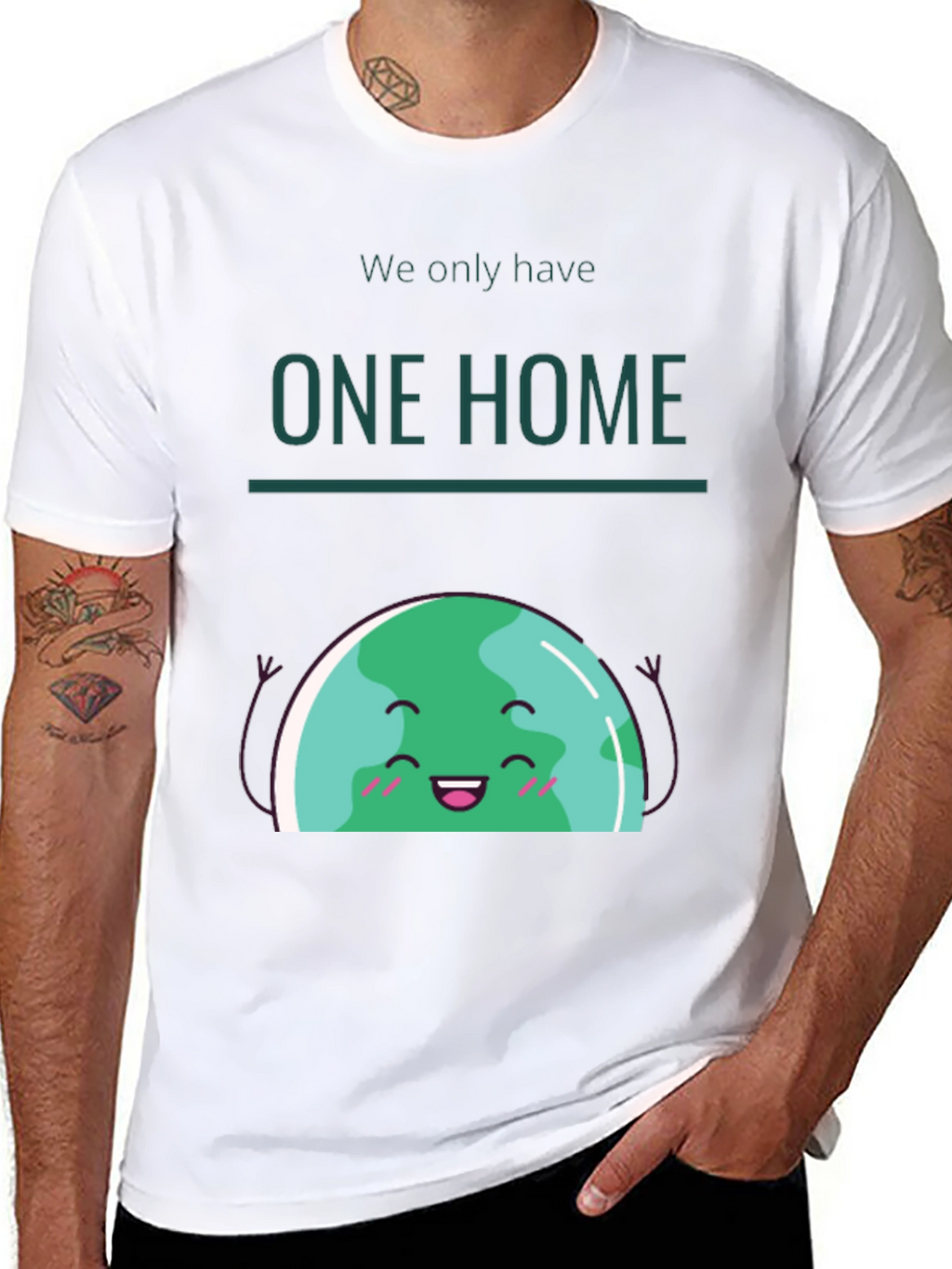 Earth Day T-Shirt - One Home Graphic Tee
