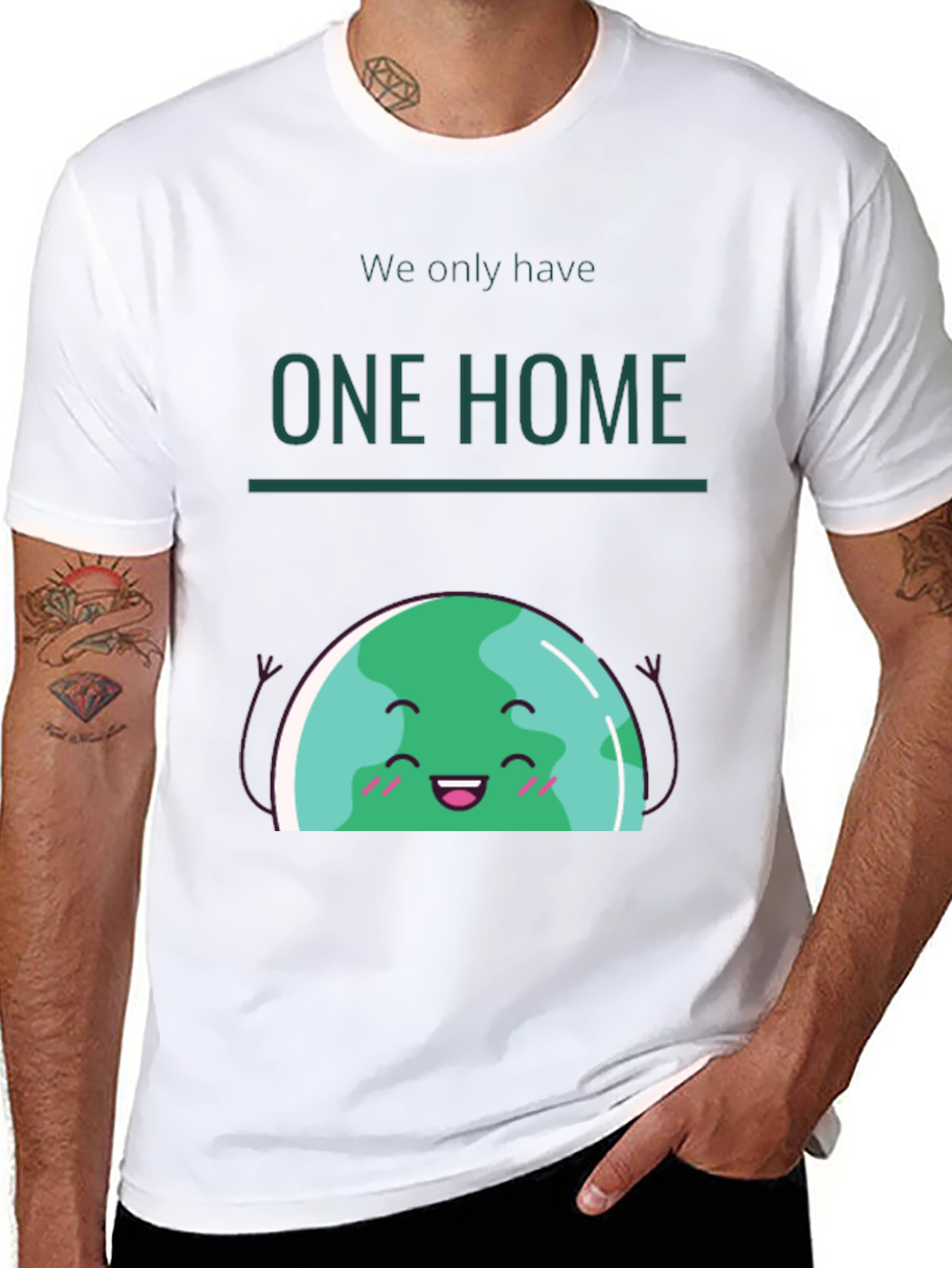 Earth Day T-Shirt - One Home Graphic Tee