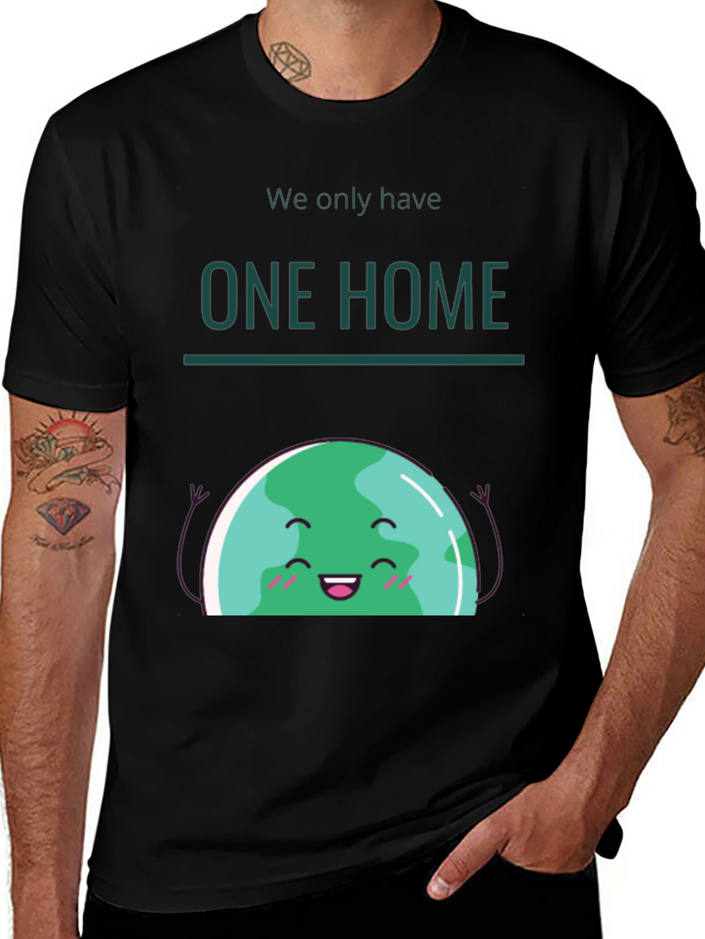 Earth Day T-Shirt - One Home Graphic Tee