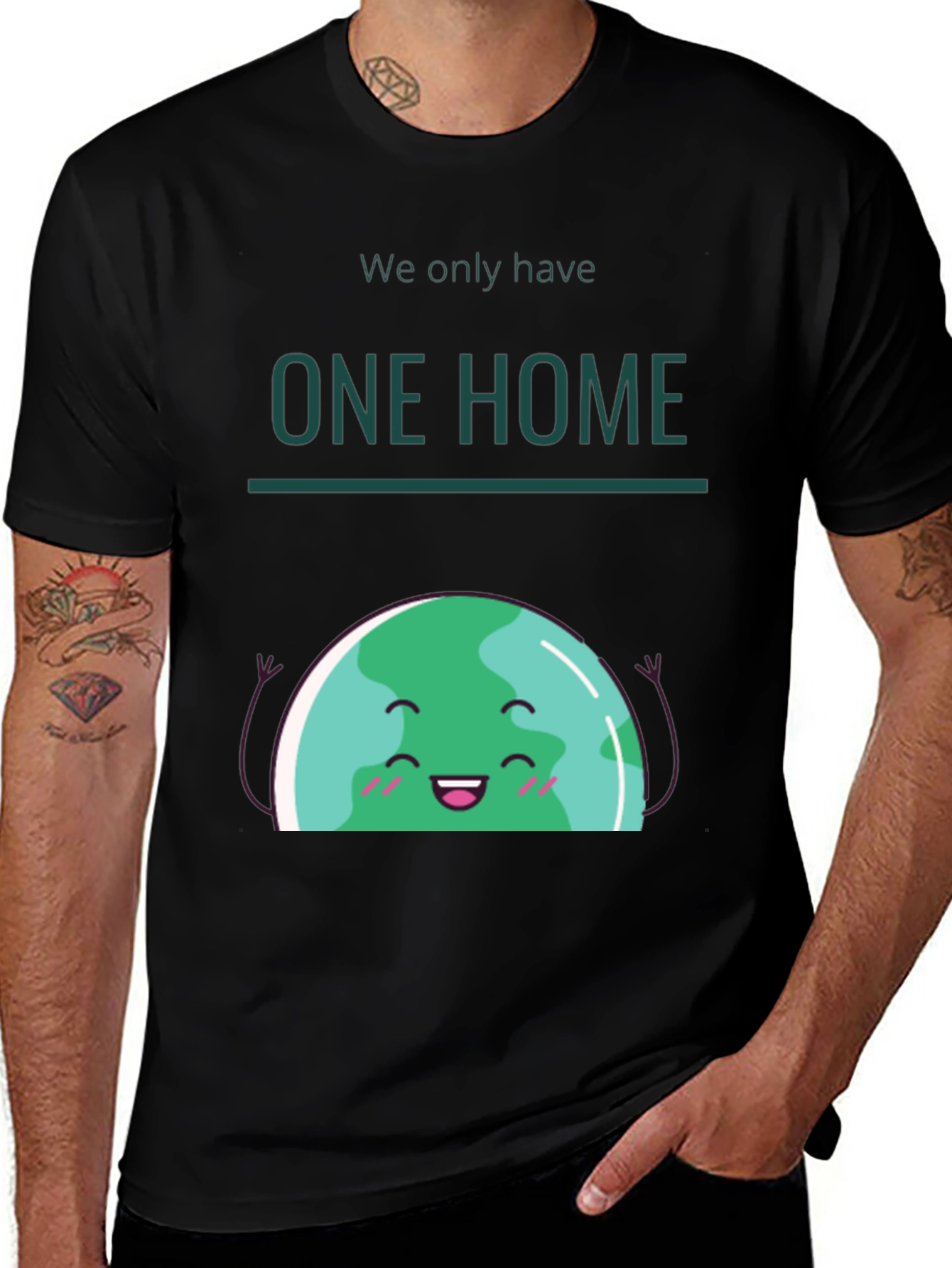 Earth Day T-Shirt - One Home Graphic Tee