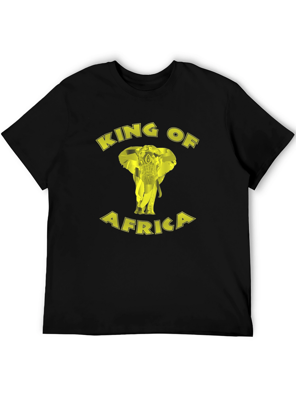 King of Africa Elephant Graphic T-Shirt
