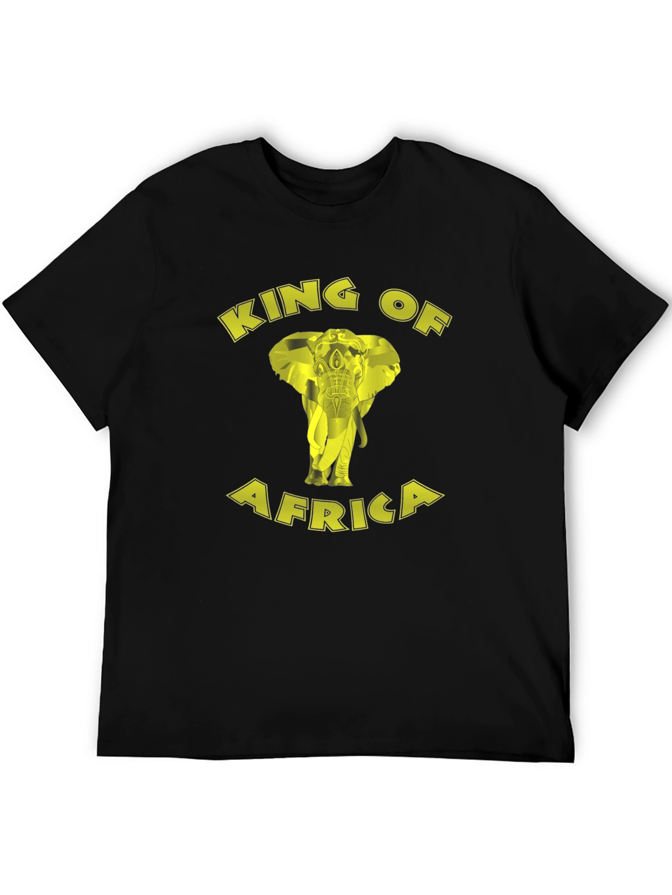 King of Africa Elephant Graphic T-Shirt
