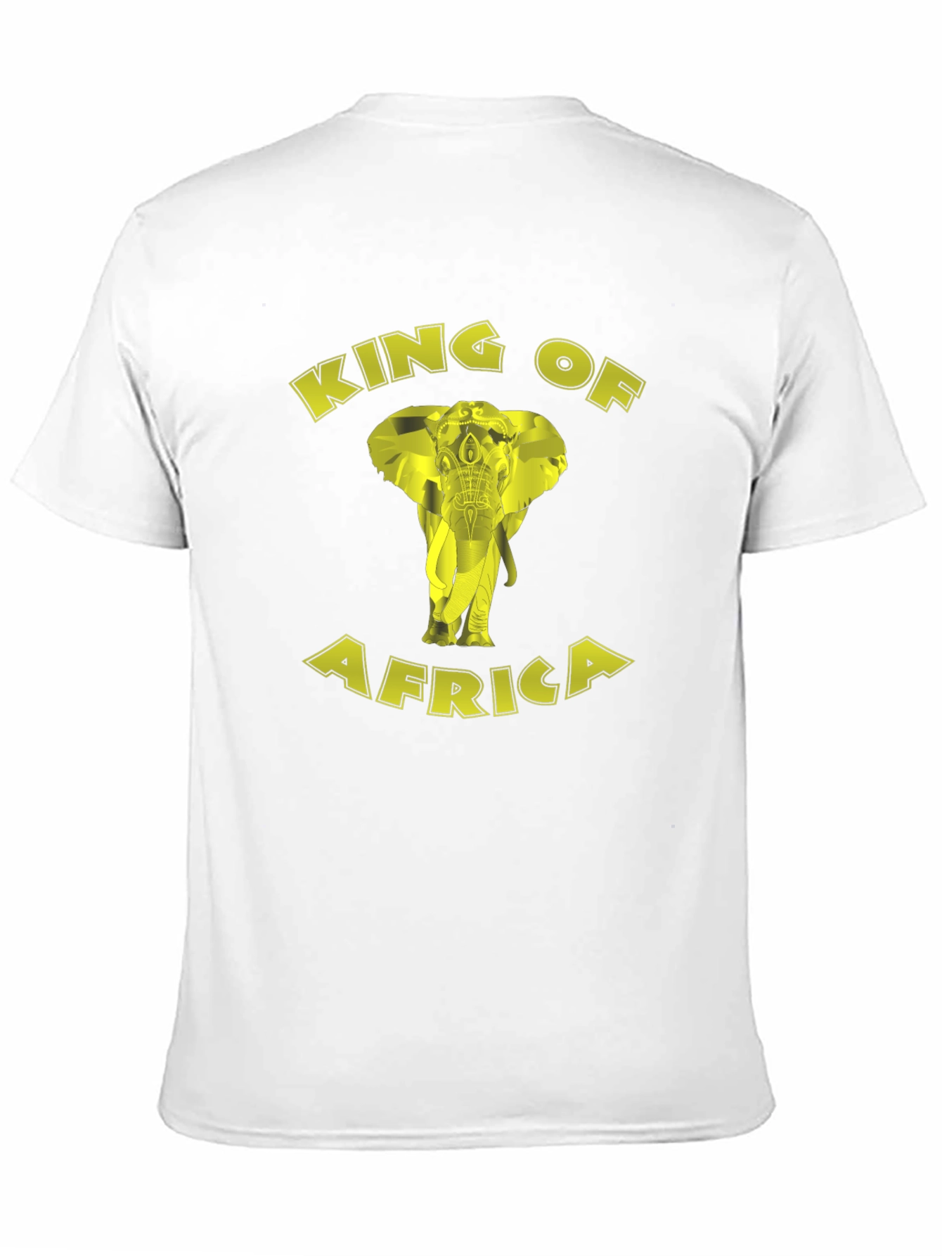 King of Africa Elephant Graphic T-Shirt