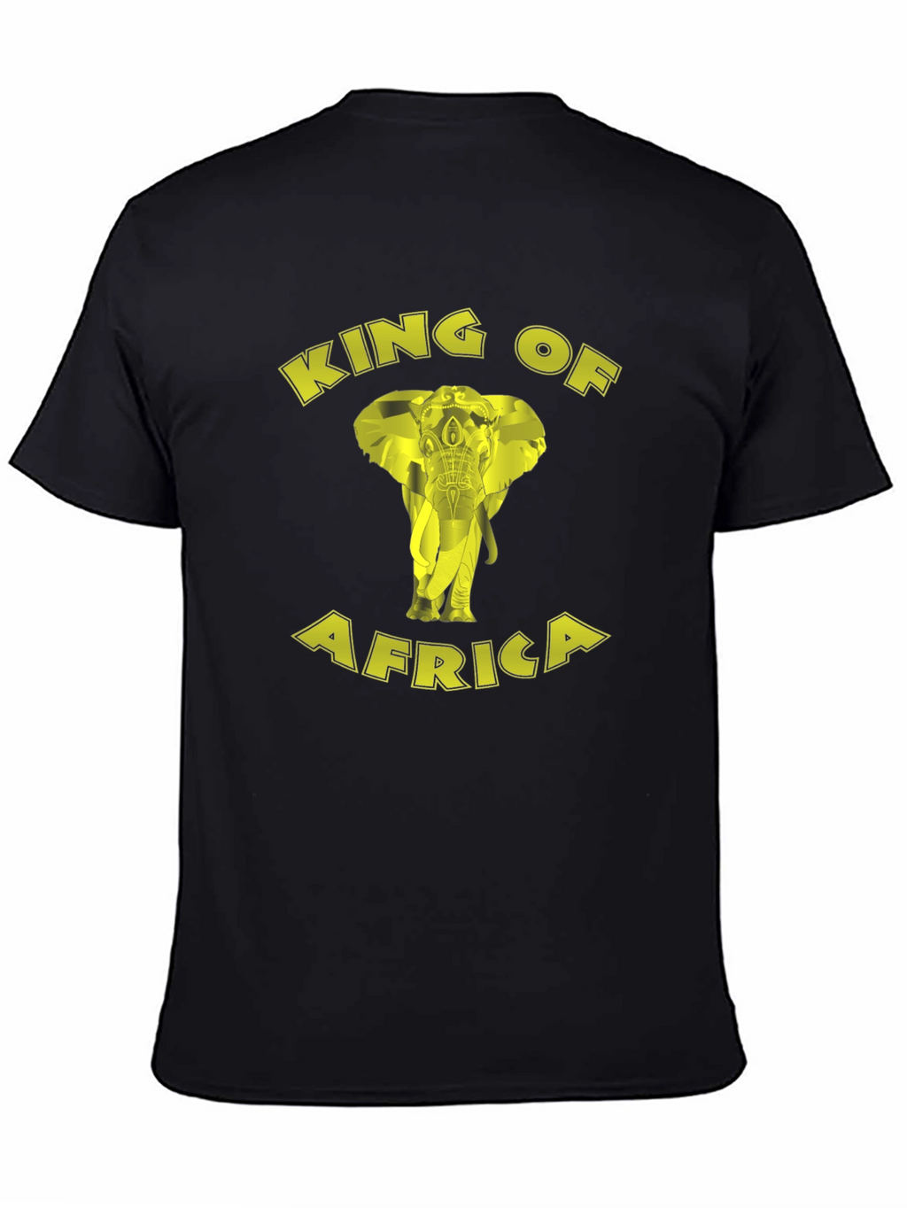 King of Africa Elephant Graphic T-Shirt