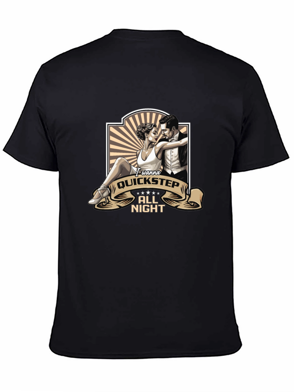 Quickstep All Night Black T-Shirt