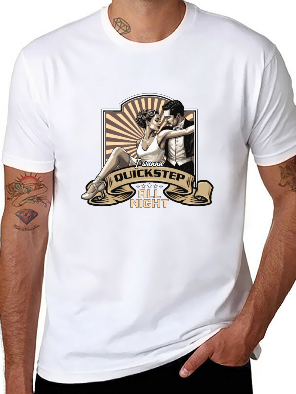 Quickstep All Night Black T-Shirt